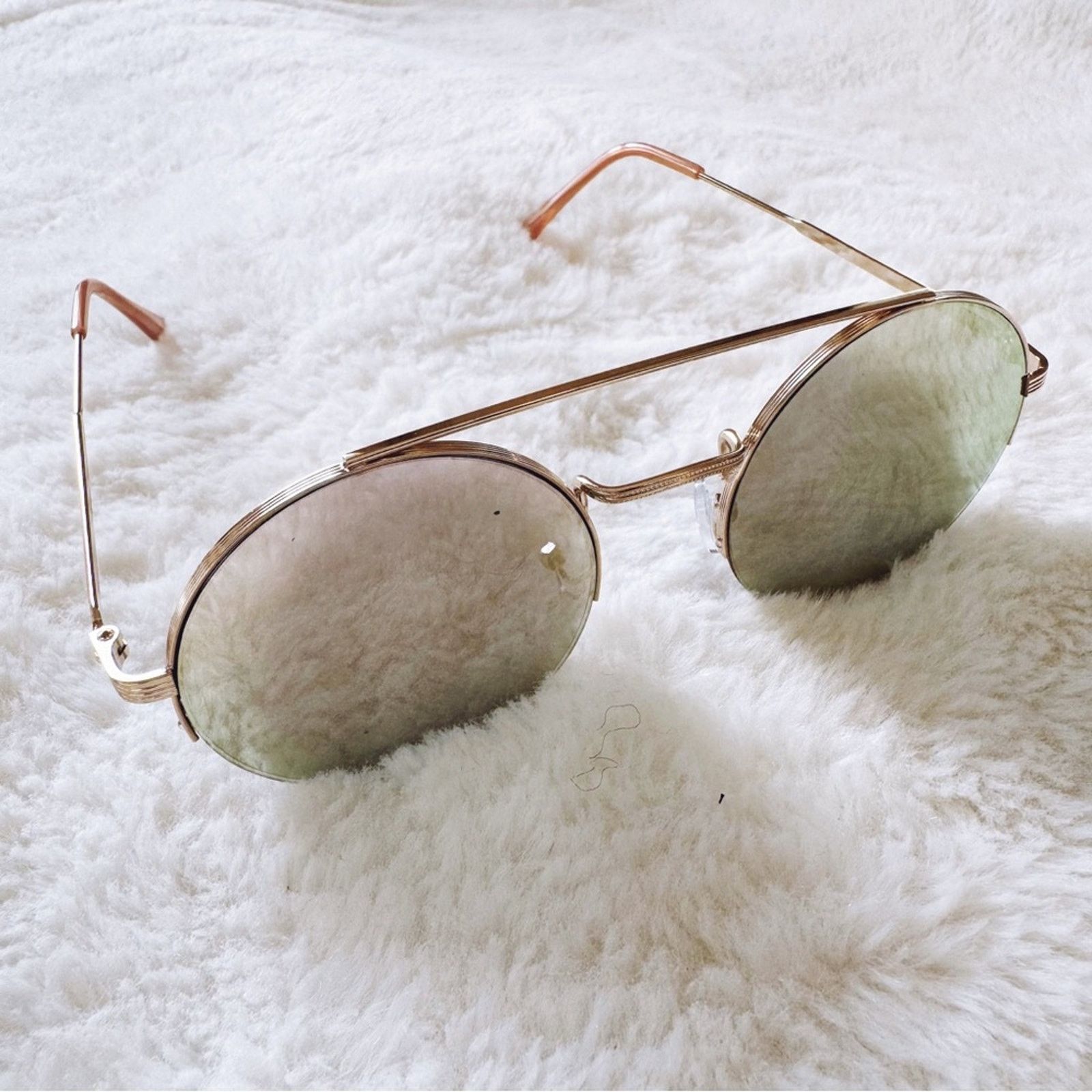Other Carly Mirrored Pink Chic Round Sunglasses Size ONE SIZE - 6 Thumbnail