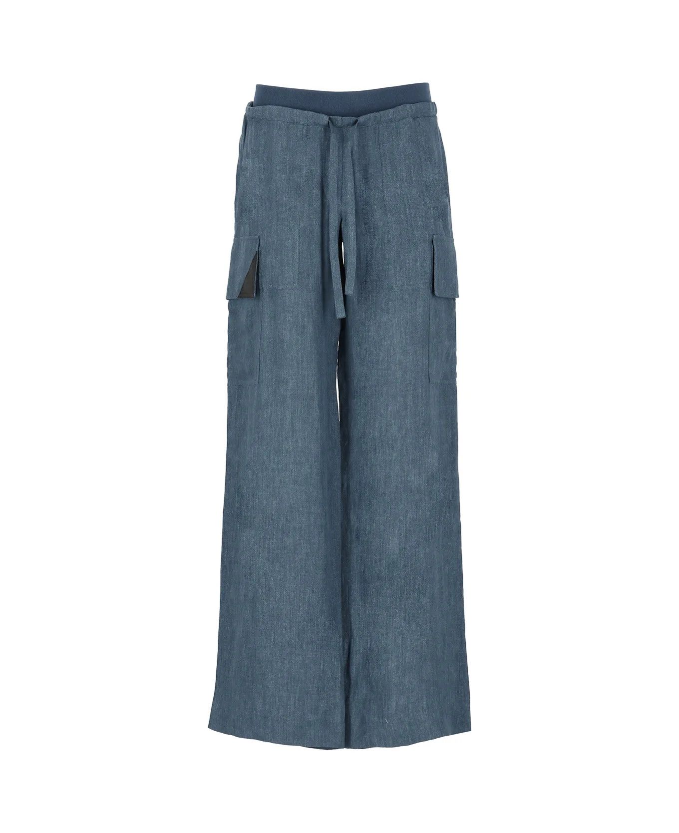 Palm Angels o1y1125 Cargo Sweatpant in Slate Blue Size 30" / US 8 / IT 44 - 1 Thumbnail