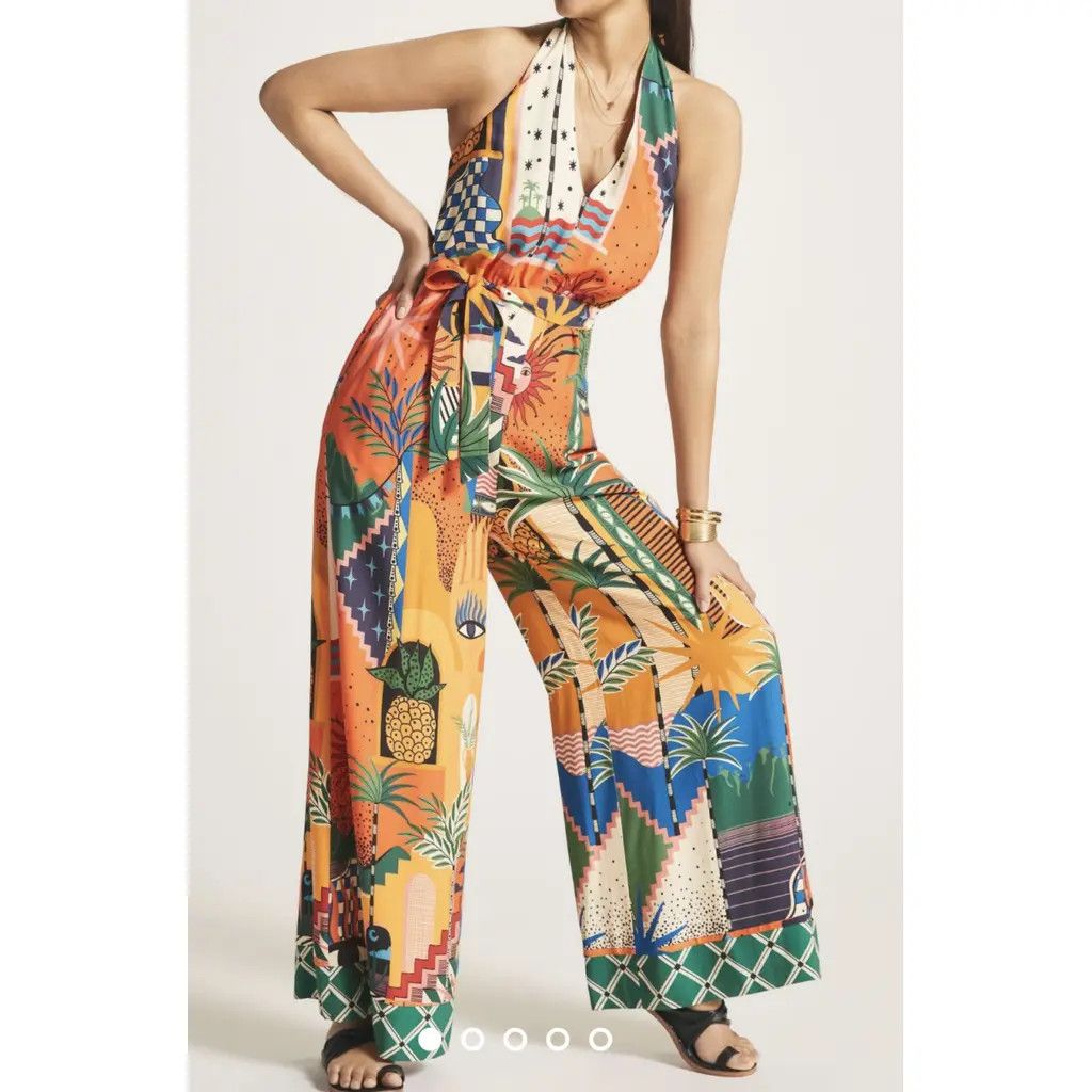 Farm Rio New jumpsuit Farm Rio size S viscose Size 27" / US 4 / IT 40 - 3 Thumbnail