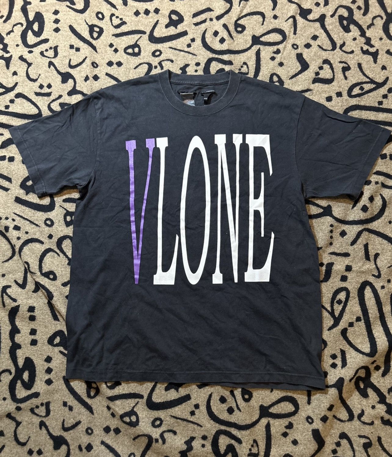 Vlone VLONE Og Purple Black Stable Tshirt Size US L / EU 52-54 / 3 - 2 Thumbnail