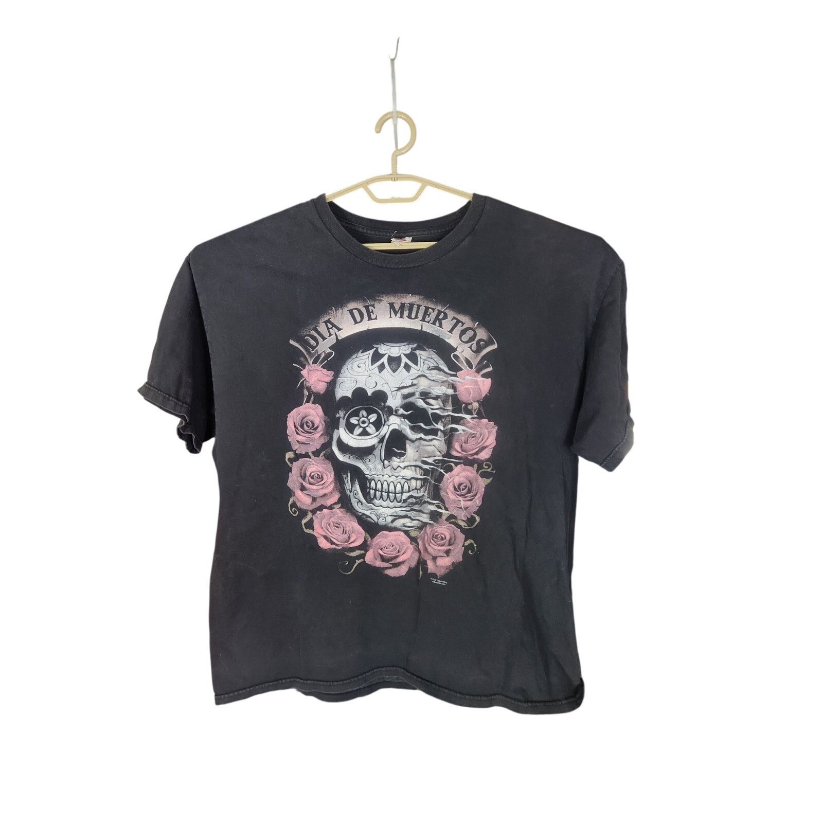 Alstyle Liquid Blue Dia De Los Muertos T Men's 2X Size US XXL / EU 58 / 5 - 1 Thumbnail