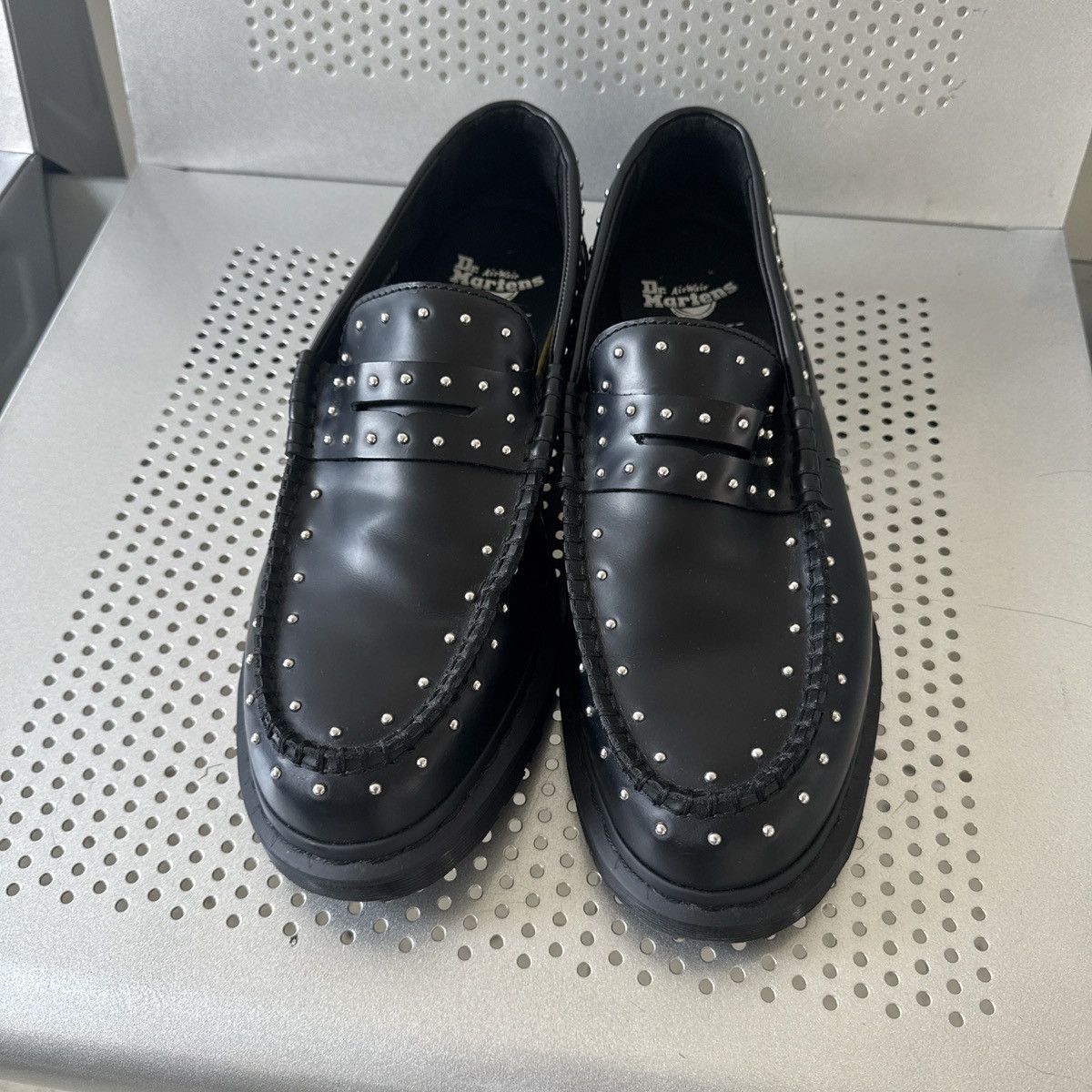 Dr. Martens × Supreme Supreme x Doc Martens Studded Penton Loafers 