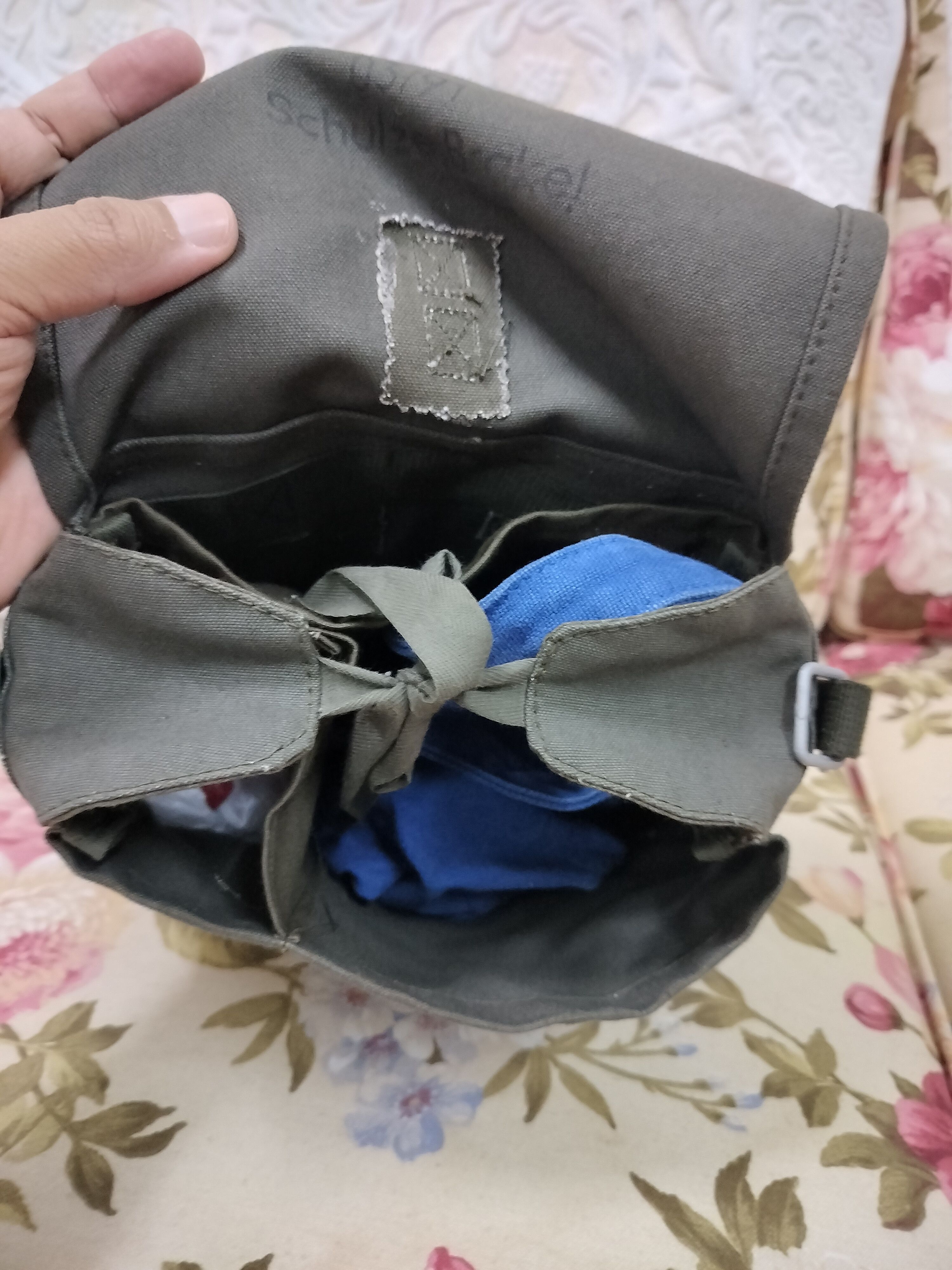 Vintage Vintage 80s Schulze Brakel Germany Army Military bag Size ONE SIZE - 11 Thumbnail