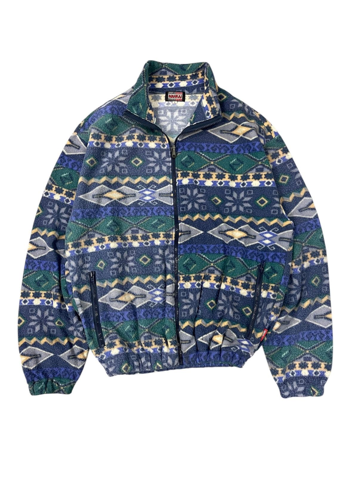Gear for Sports Vintage Nankai Japan Printed Fleece Jacket Size US M / EU 48-50 / 2 - 1 Thumbnail