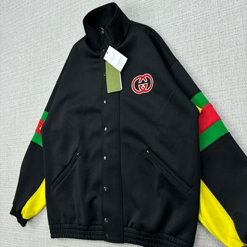 Gucci Gucci FW22 Logo printed striped webbing decoration stand-up Size US M / EU 48-50 / 2 - 3 Thumbnail