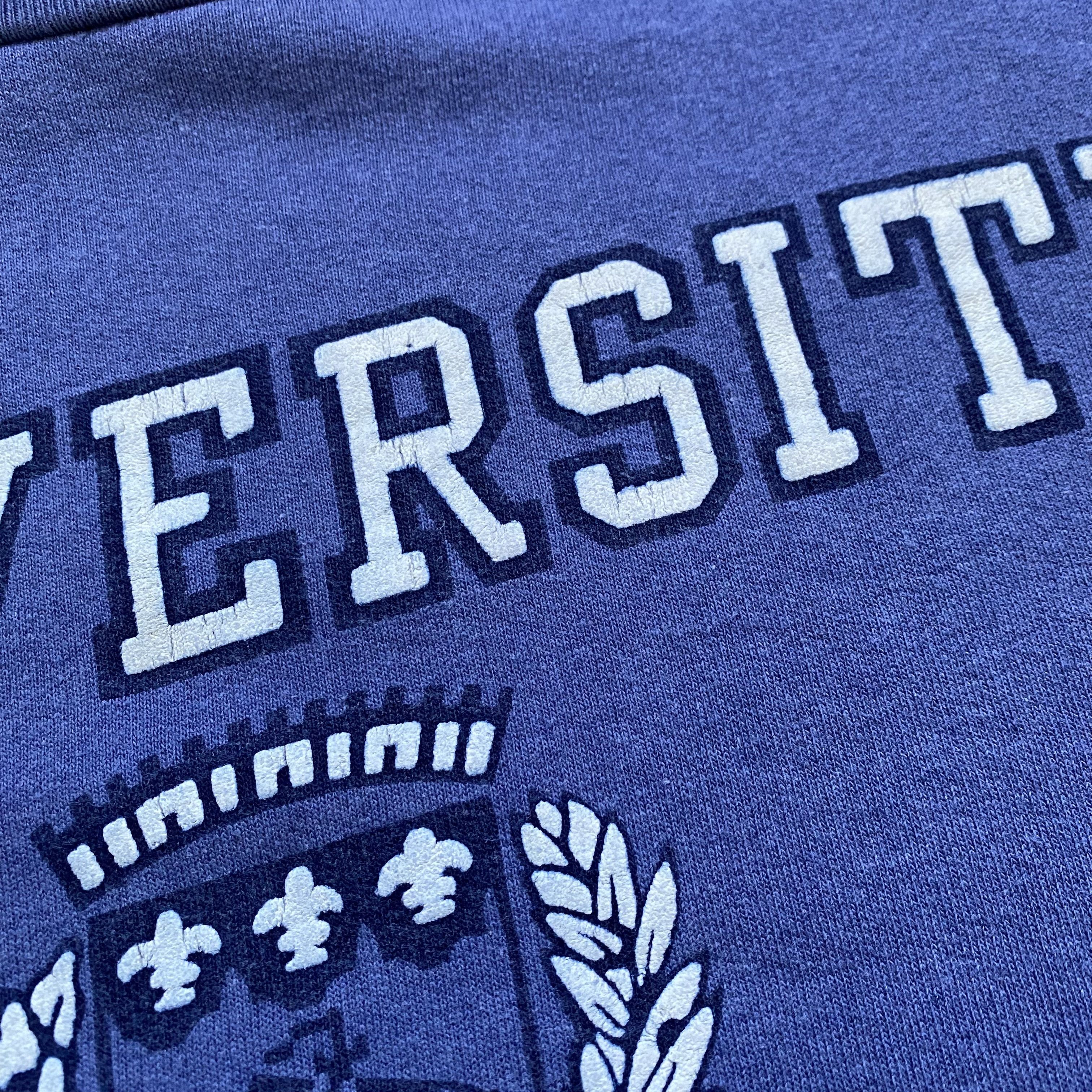 Gildan vintage 80s paris sorbonne university boxy sweatshirt france Size US M / EU 48-50 / 2 - 8 Thumbnail