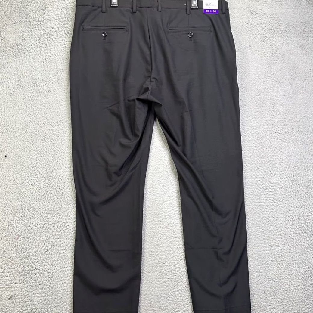 Vintage Greg Norman Chino Pants Mens 40X30 Black Athletic Flat Front Straight Fit Shirt Pants Mens 40x30 Black Golf Casual Shoes? Size US 40 / EU 56 - 2 Thumbnail