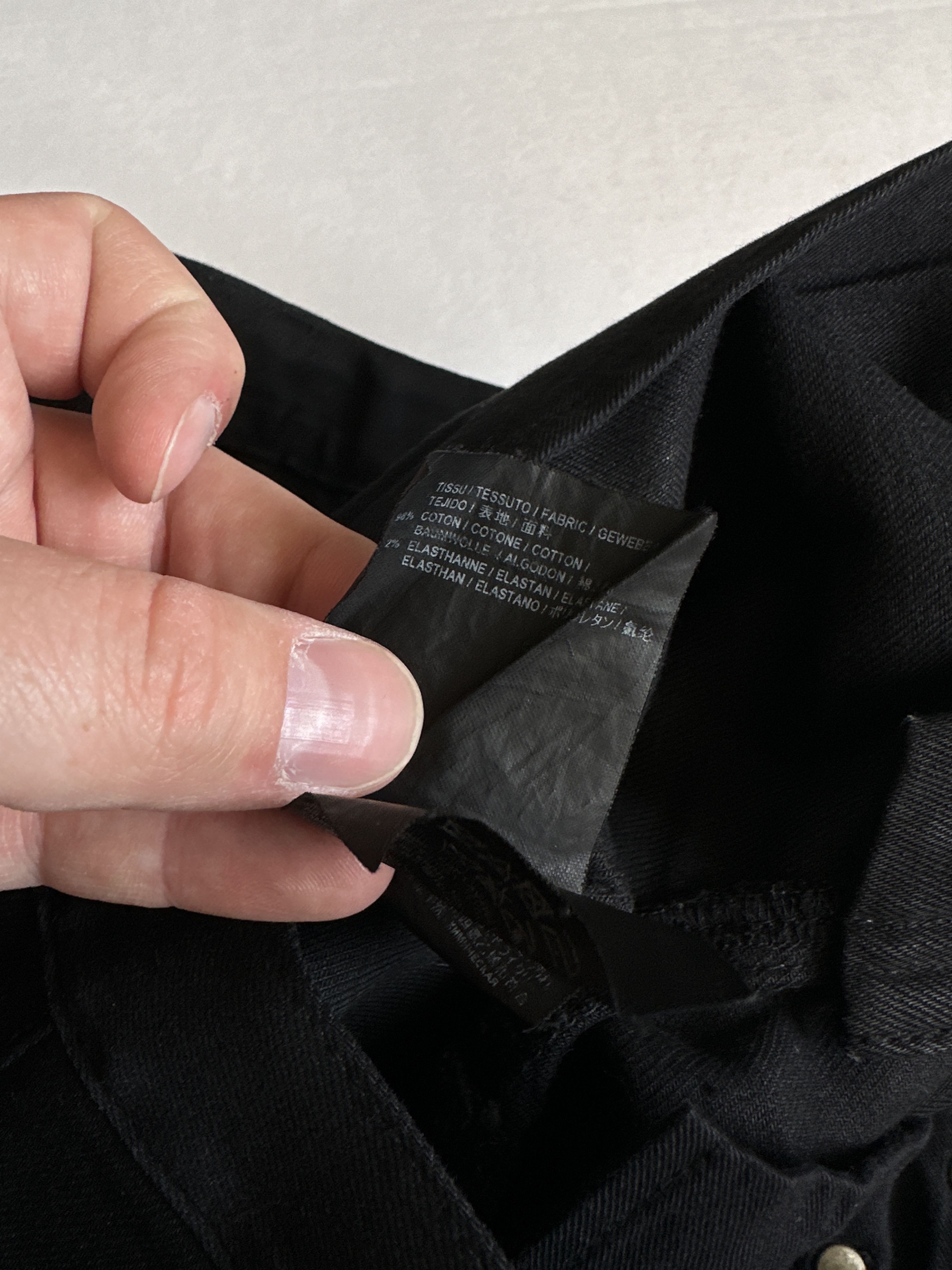 Saint Laurent Paris D01 Cut Off Waxed Denim Shorts Size 26" / US 2 / IT 38 - 7 Thumbnail