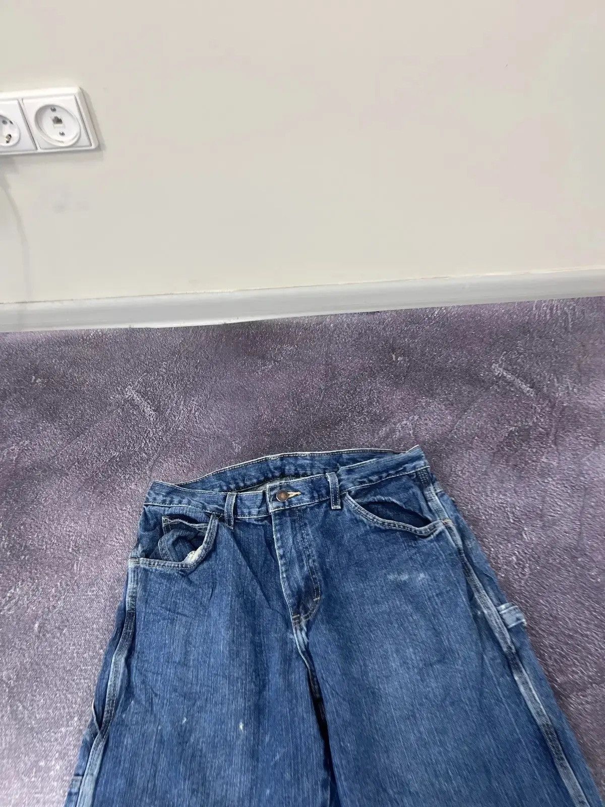 Dickies × Vintage Vintage Dickies USA Faded Blue Work Hype Denim Jeans Size US 32 / EU 48 - 8 Thumbnail