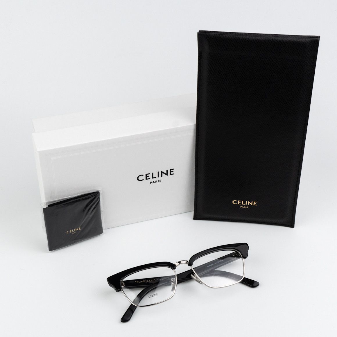 Celine NEW Celine CL50026U 016 Unisex Square Eyeglasses Size ONE SIZE - 11 Thumbnail