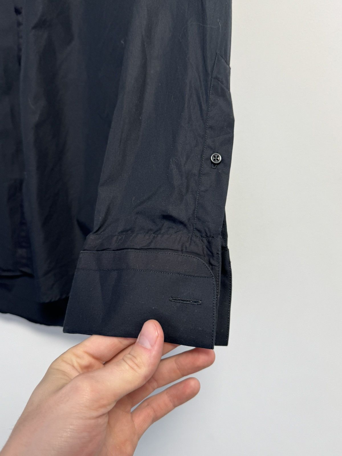 Kenzo Kenzo Button Up Shirt Luxury Style Black size 39 15 1/4 Size US M / EU 48-50 / 2 - 5 Thumbnail