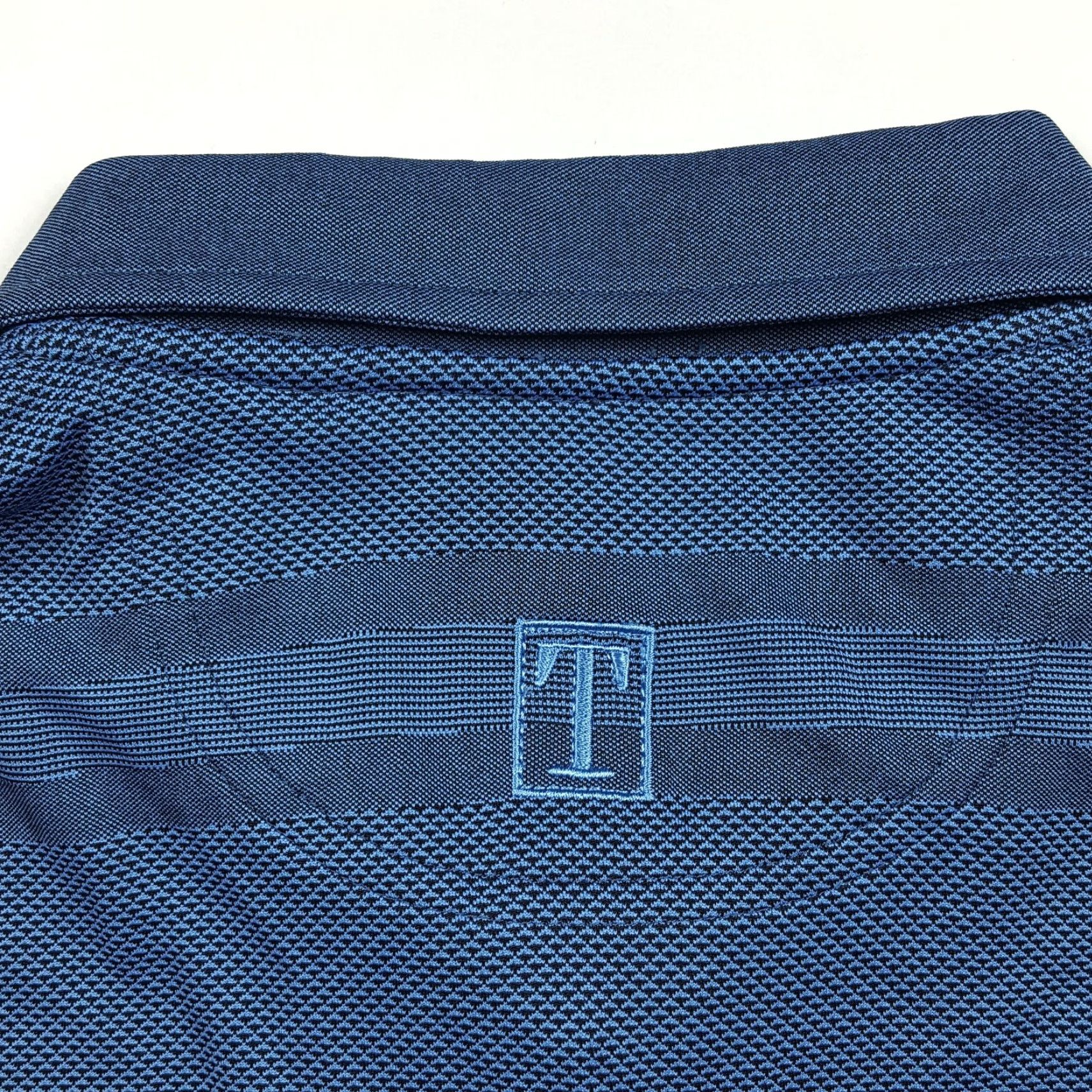 Vintage VINTAGE Tehama Golf Polo Shirt Mens XL Blue Short Sleeve Collared Knit Button Logo Striped 90s Retro Sports Tennis Casual All Seasons Shirt Size US XL / EU 56 / 4 - 7 Thumbnail
