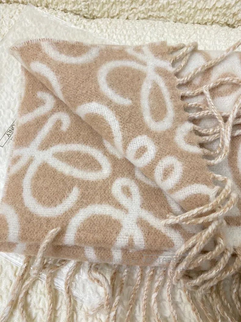 Loewe Loewe Frost resistant wool scarf Size ONE SIZE - 6 Thumbnail