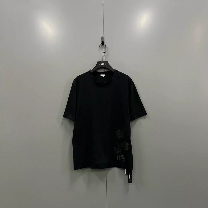 Loewe LOEWE Black floral logo print short sleeves Size US XL / EU 56 / 4 - 2 Thumbnail