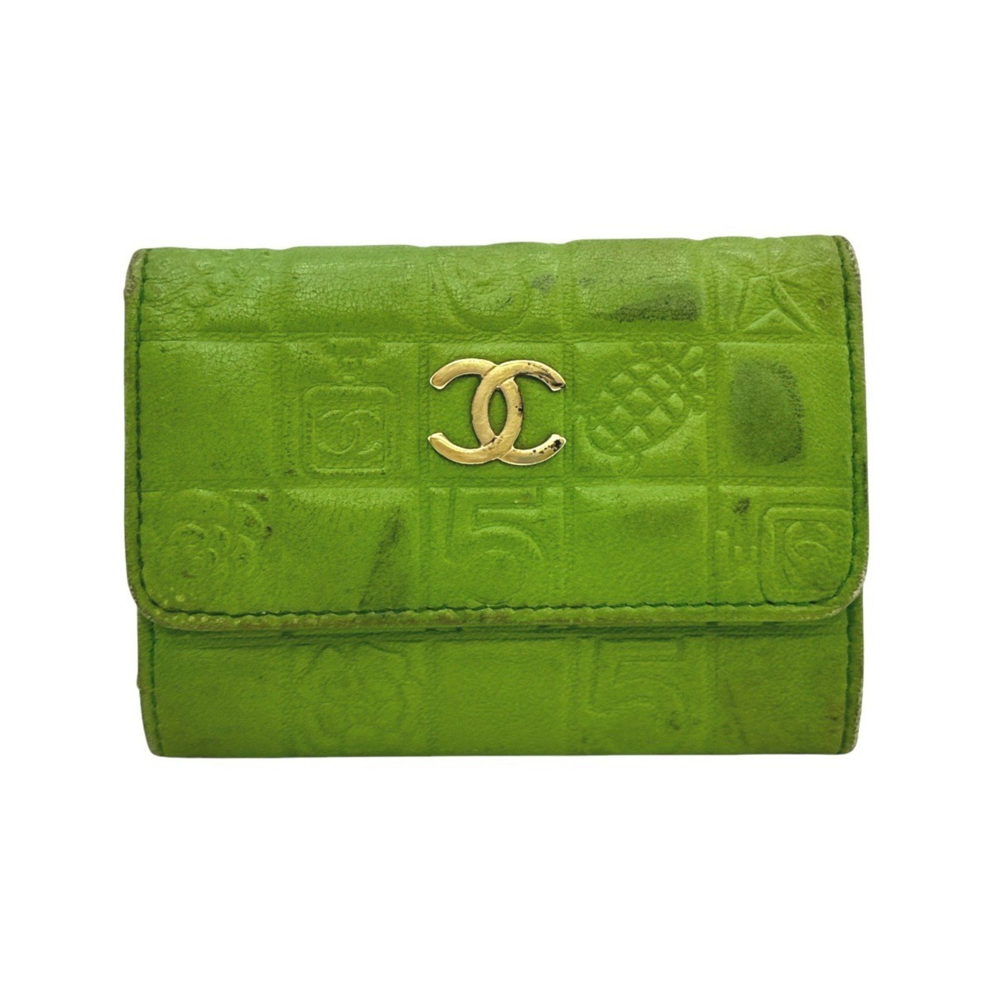 Chanel CHANEL Key Case, 6 Icon Line, Green Size ONE SIZE - 1 Thumbnail