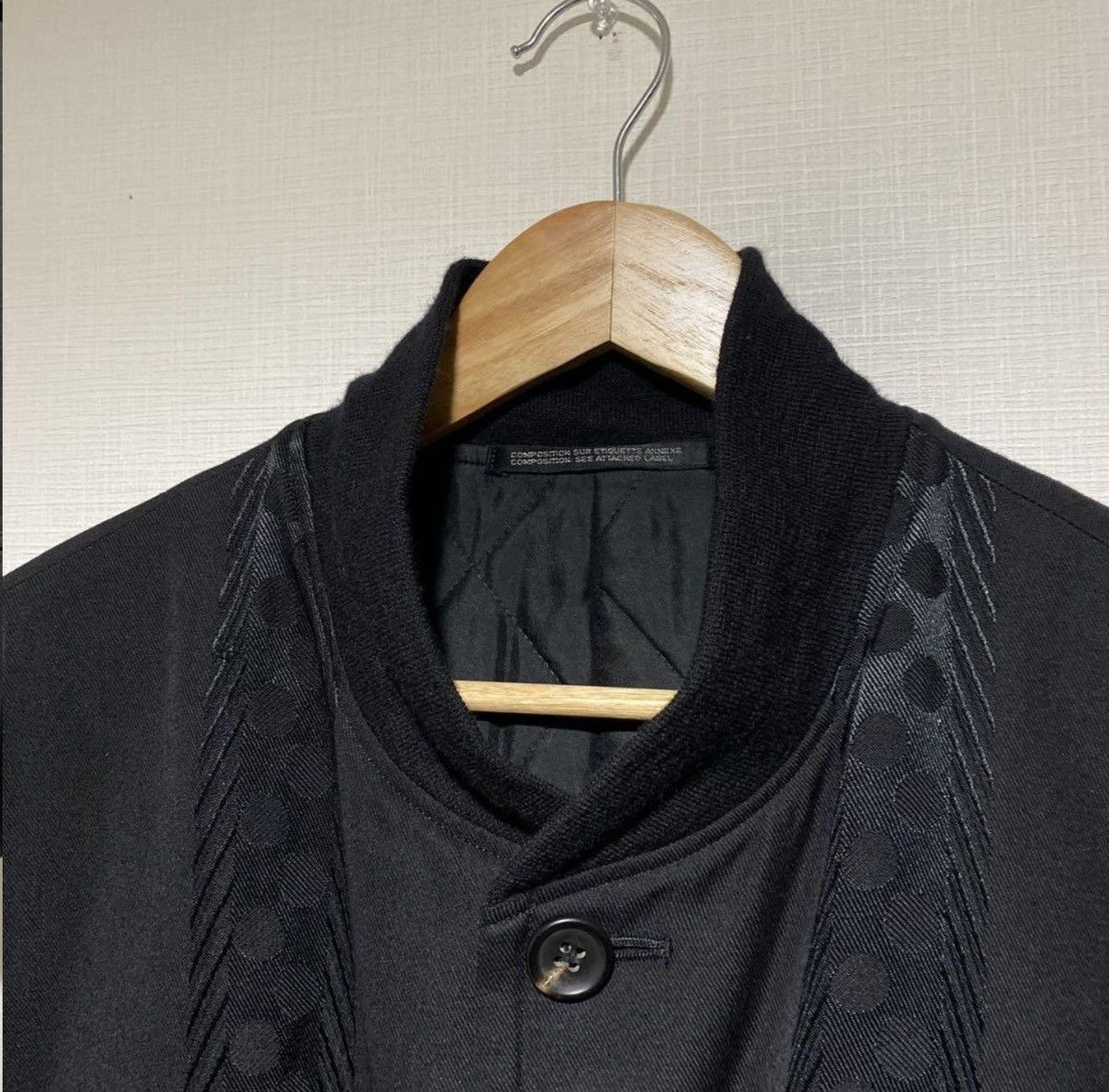 Yohji Yamamoto Yohji Yamamoto Pour Homme AW93 Embroidered Quilted Jacket Size US M / EU 48-50 / 2 - 7 Thumbnail