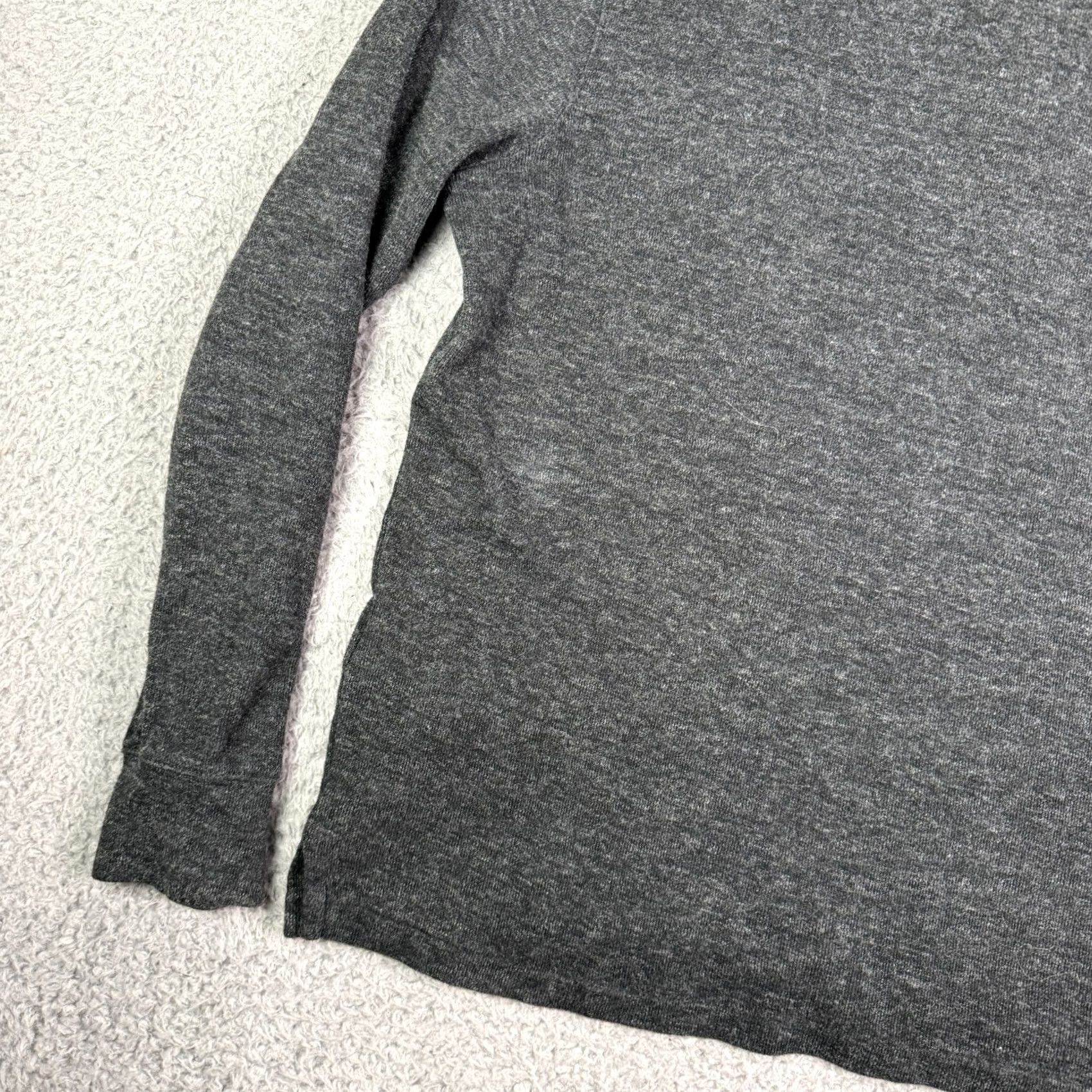 Polo Ralph Lauren VINTAGE Polo Ralph Lauren Sweater Mens M Gray Zip Pullover Estate Rib Flesh Pony Size US M / EU 48-50 / 2 - 6 Thumbnail