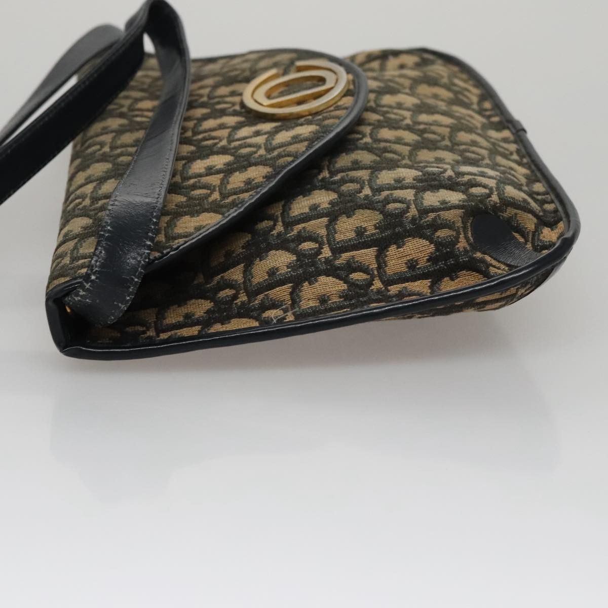 Dior DIOR Trotter Canvas Shoulder Bag Navy Size ONE SIZE - 5 Thumbnail