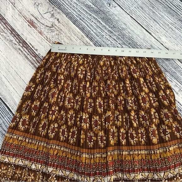 Vintage Vintage Alfred Dunner Pleated Midi Skirt Size 34" / US 12 / IT 48 - 7 Thumbnail