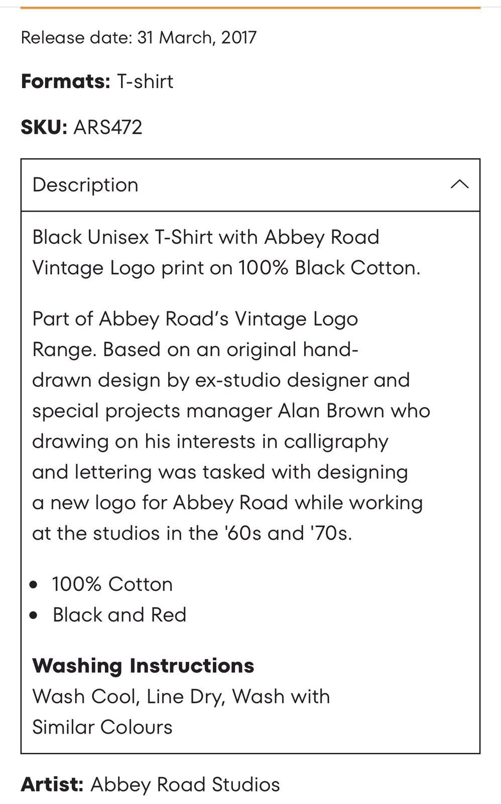 Other Abbey Road studios Vintage logo T-shirt Size US XXL / EU 58 / 5 - 2 Thumbnail