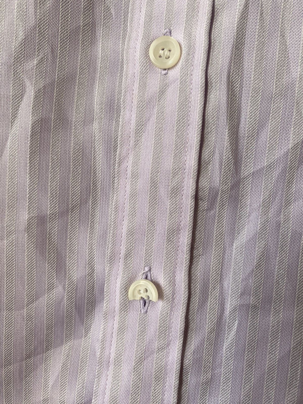 Givenchy × Vintage Givenchy Button Up Shirt Purple With Logo Fits Large Size US XL / EU 56 / 4 - 4 Thumbnail