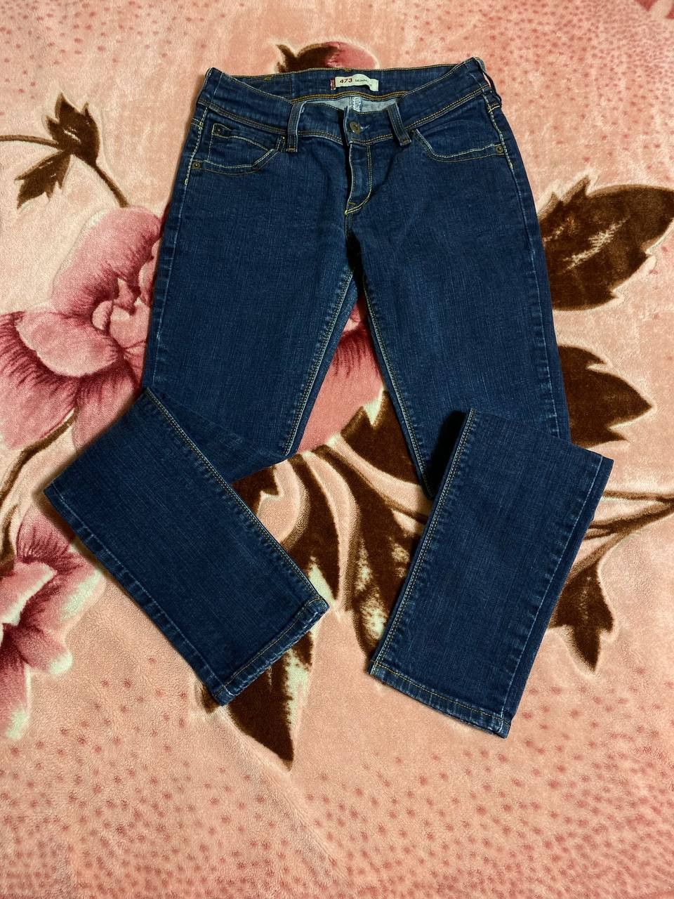Levi's Levis 473 Dirty Pants Faded Denim Thrashed Y2K Distressed Size US 30 / EU 46 - 9 Thumbnail