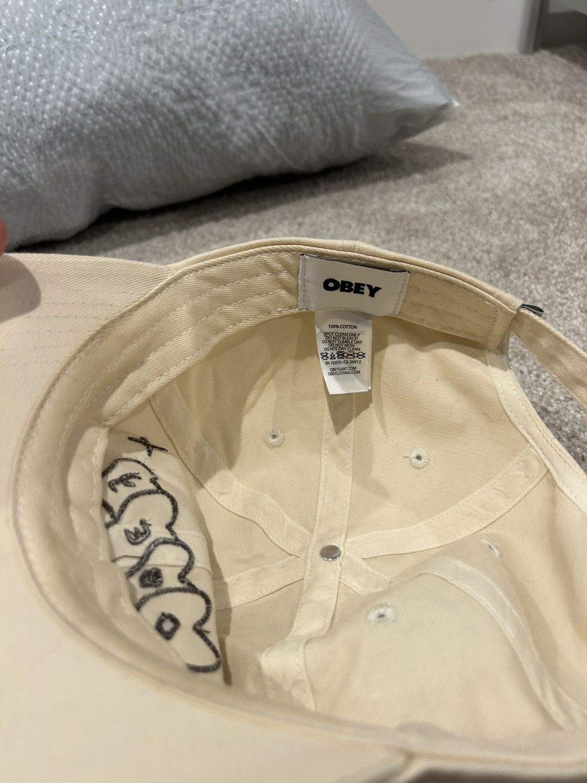 Obey OBEY Beige hat Size ONE SIZE - 3 Thumbnail