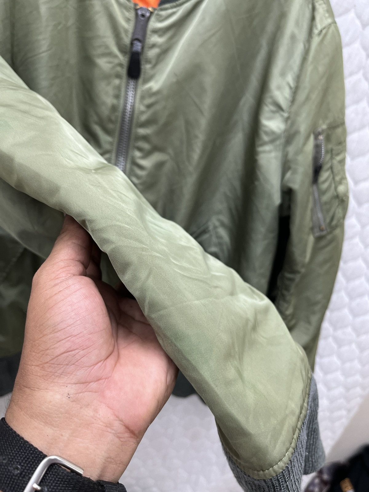 Alpha Industries 🔥🔥🔥STEALS ALPHA INDUSTRIES MILITARY MA1 FLIGHT JACKET Size US XL / EU 56 / 4 - 14 Thumbnail