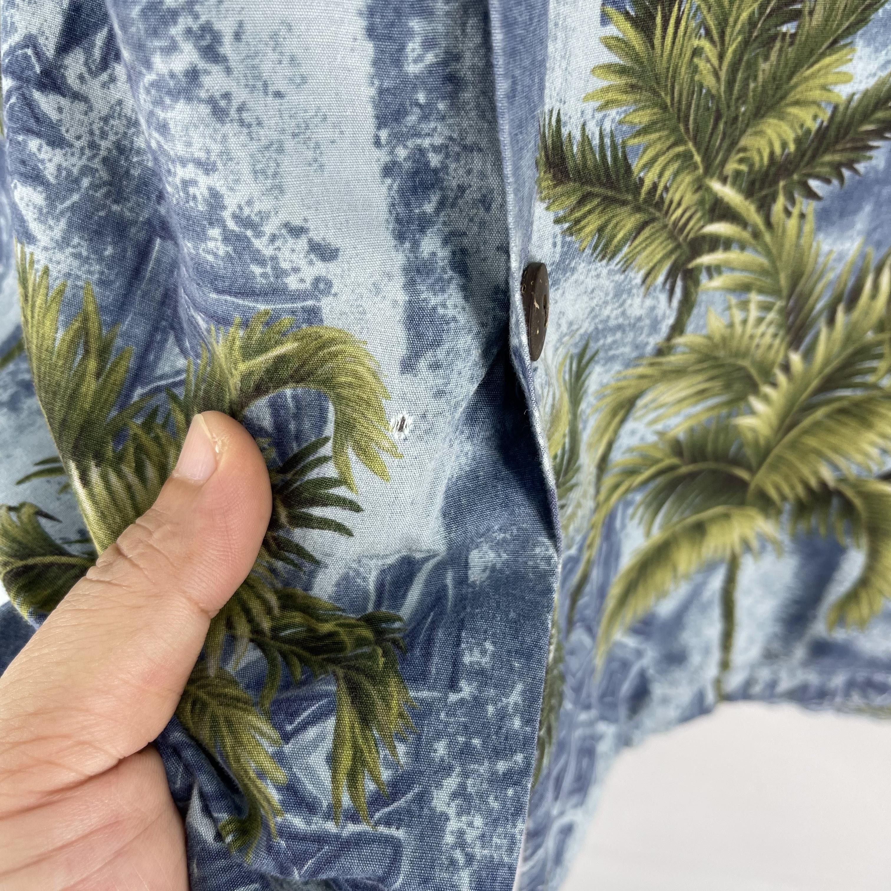 Vintage Vintage GO BAREFOOT Hawaiian Tropical Okinawa Sunwear Shirt Size US L / EU 52-54 / 3 - 5 Thumbnail