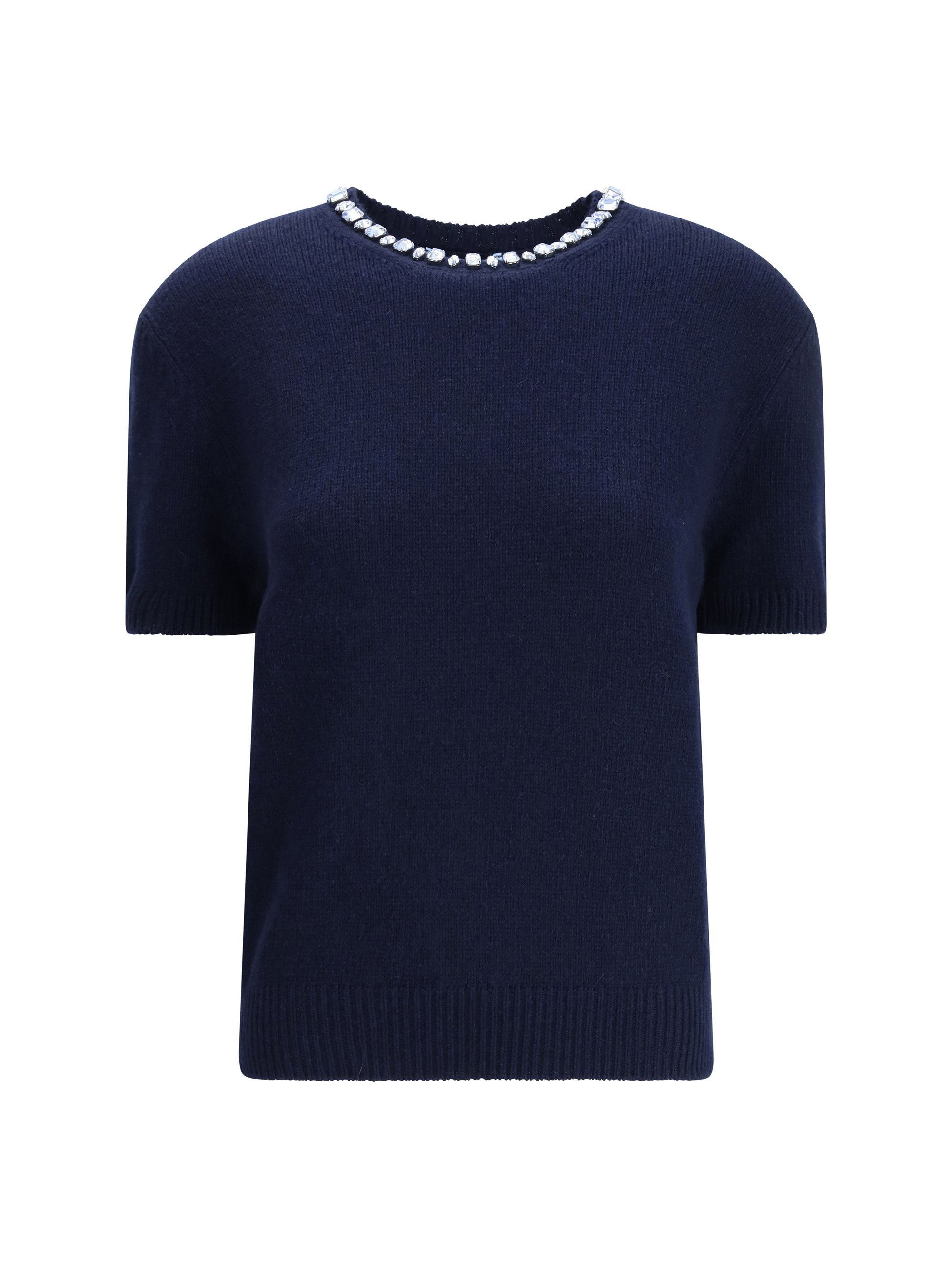 Prada Wool and cashmere crew-neck Sweater Size M / US 6-8 / IT 42-44 - 1 Thumbnail