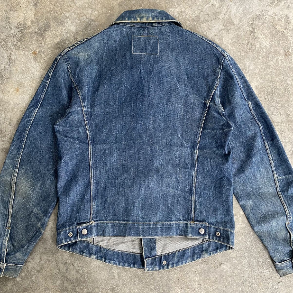 Levi's Vintage 2000’s Levis Engineered Faded Honeycomb Denim Jacket Size US M / EU 48-50 / 2 - 10 Thumbnail