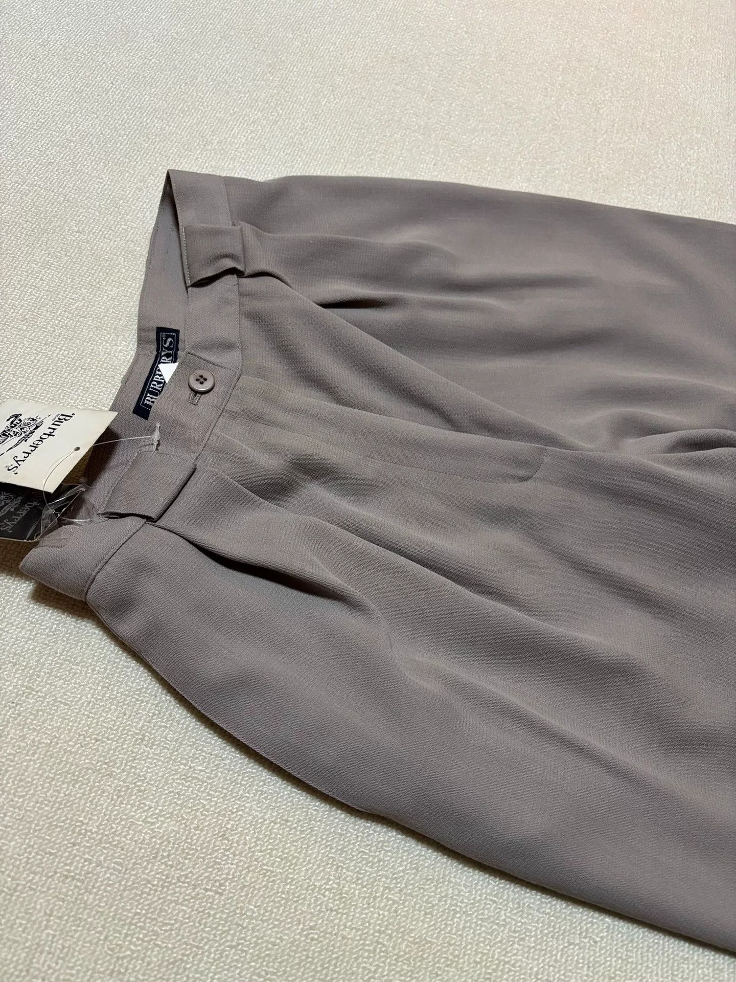 Burberry Burberry Women's High-Waist Wool Trousers 9 Size 29" - 1 Thumbnail