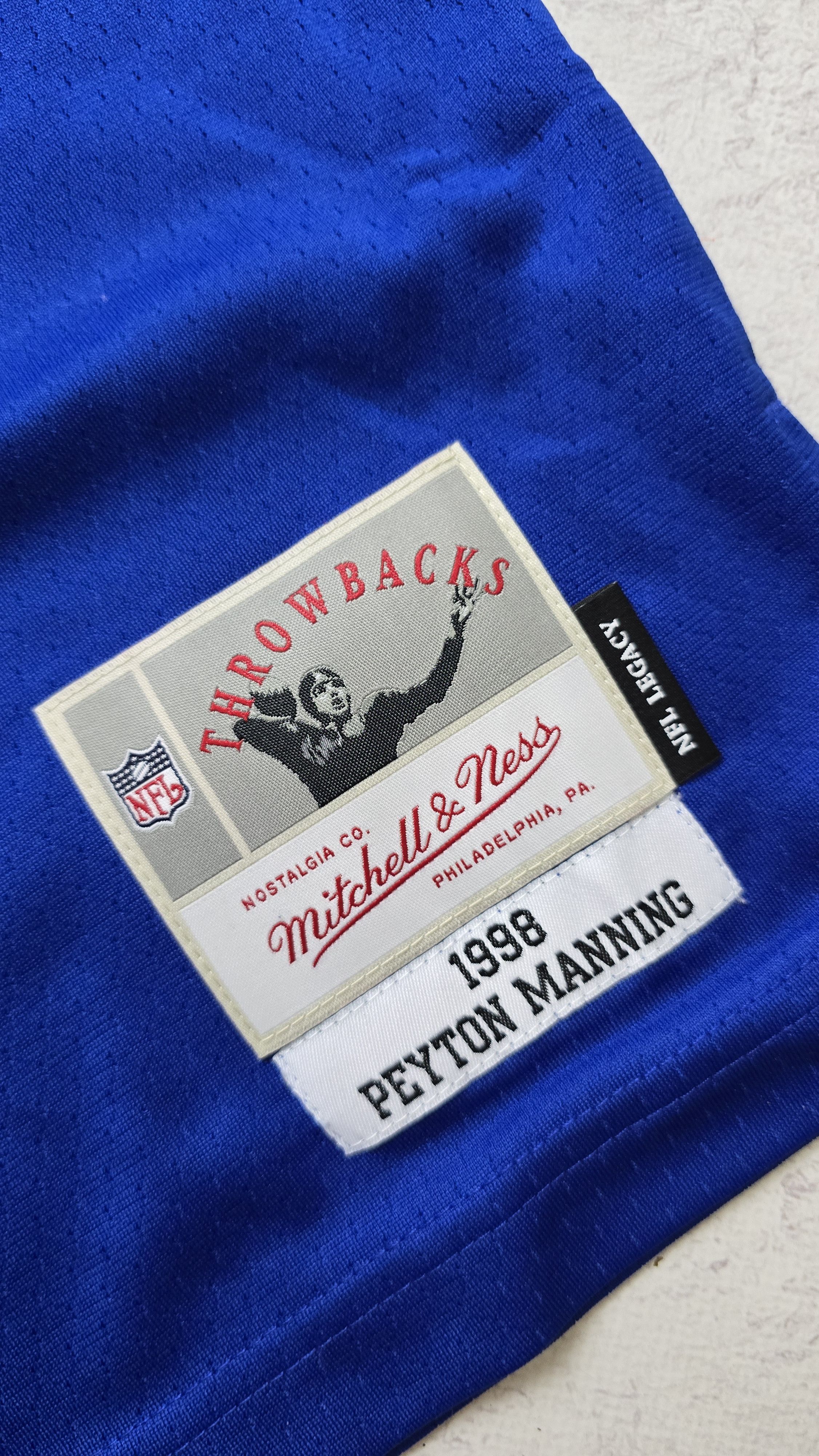 Mitchell & Ness Peyton Manning #18 Colts1998 Legacy Throwback Jersey Size US S / EU 44-46 / 1 - 16 Thumbnail