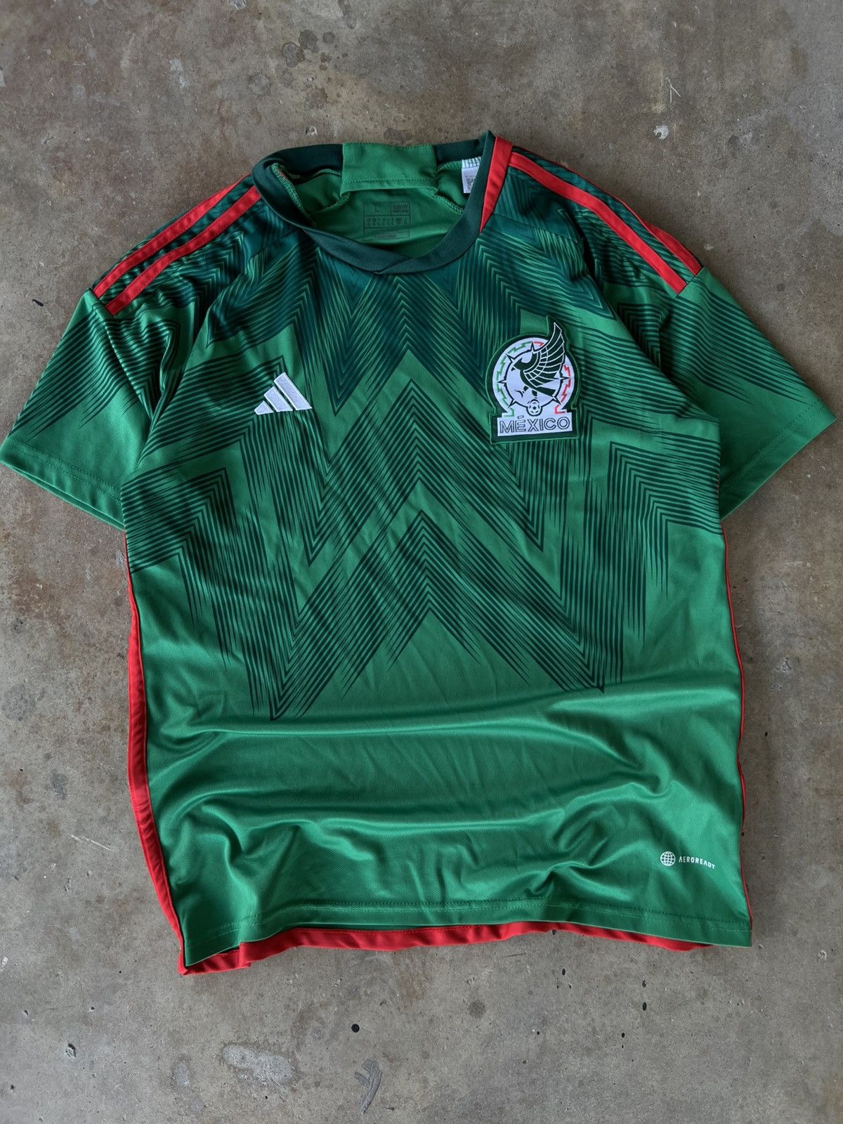 Adidas Vintage Adidas Mexico 🇲🇽 National Team Soccer Jersey Kit Size US L / EU 52-54 / 3 - 1 Thumbnail