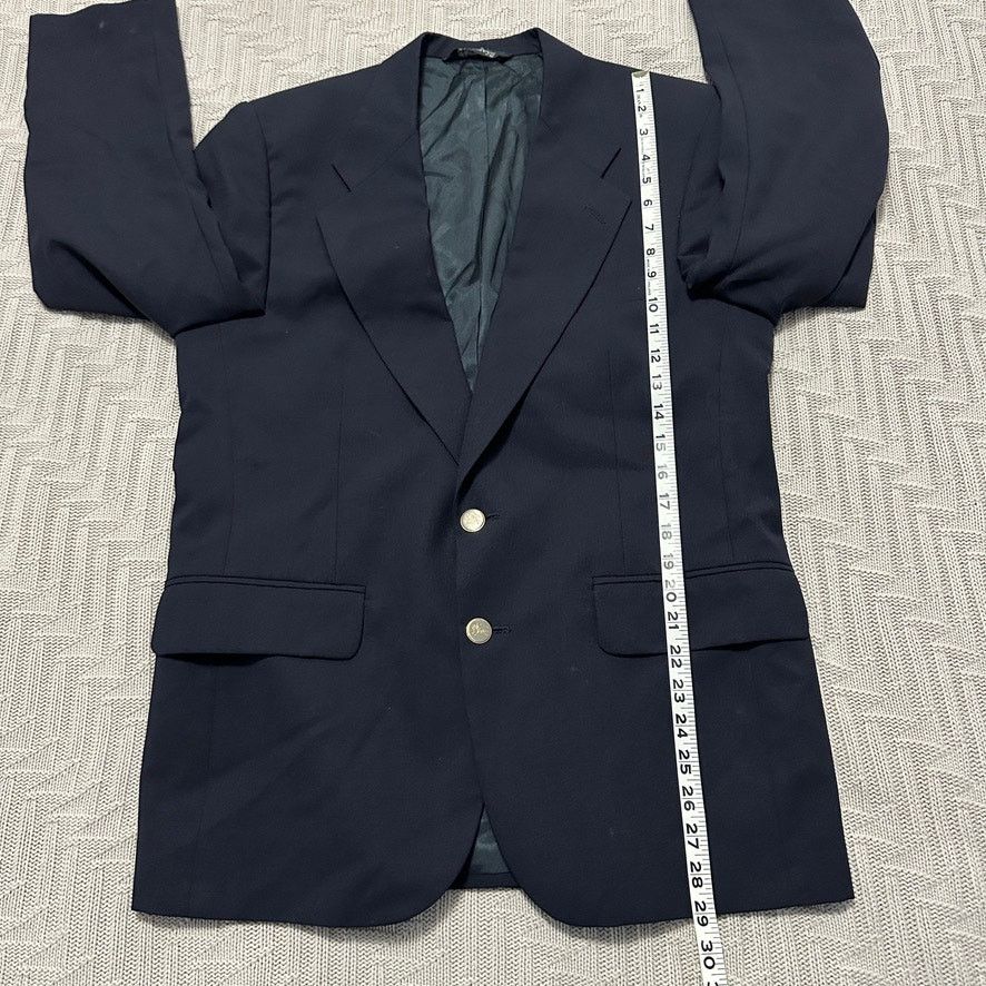 Burberry Vintage Burberry navy two button blazer size 40R Size 40R - 10 Thumbnail