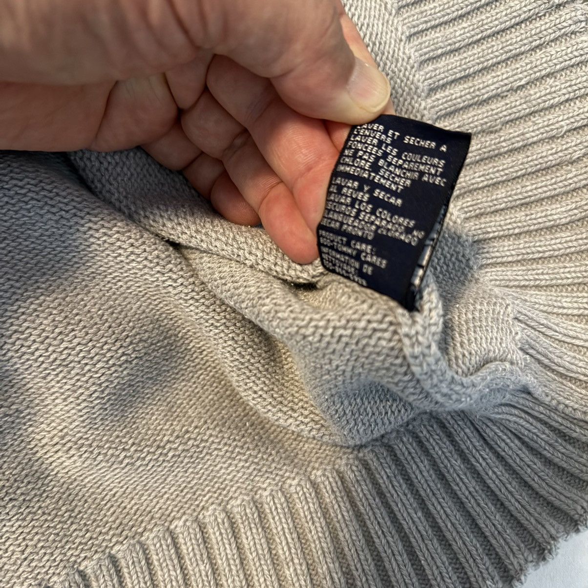 Tommy Hilfiger VINTAGE TOMMY HILFIGER Y2K Men's Grey Crew Neck Sweater XL Size US XL / EU 56 / 4 - 8 Thumbnail