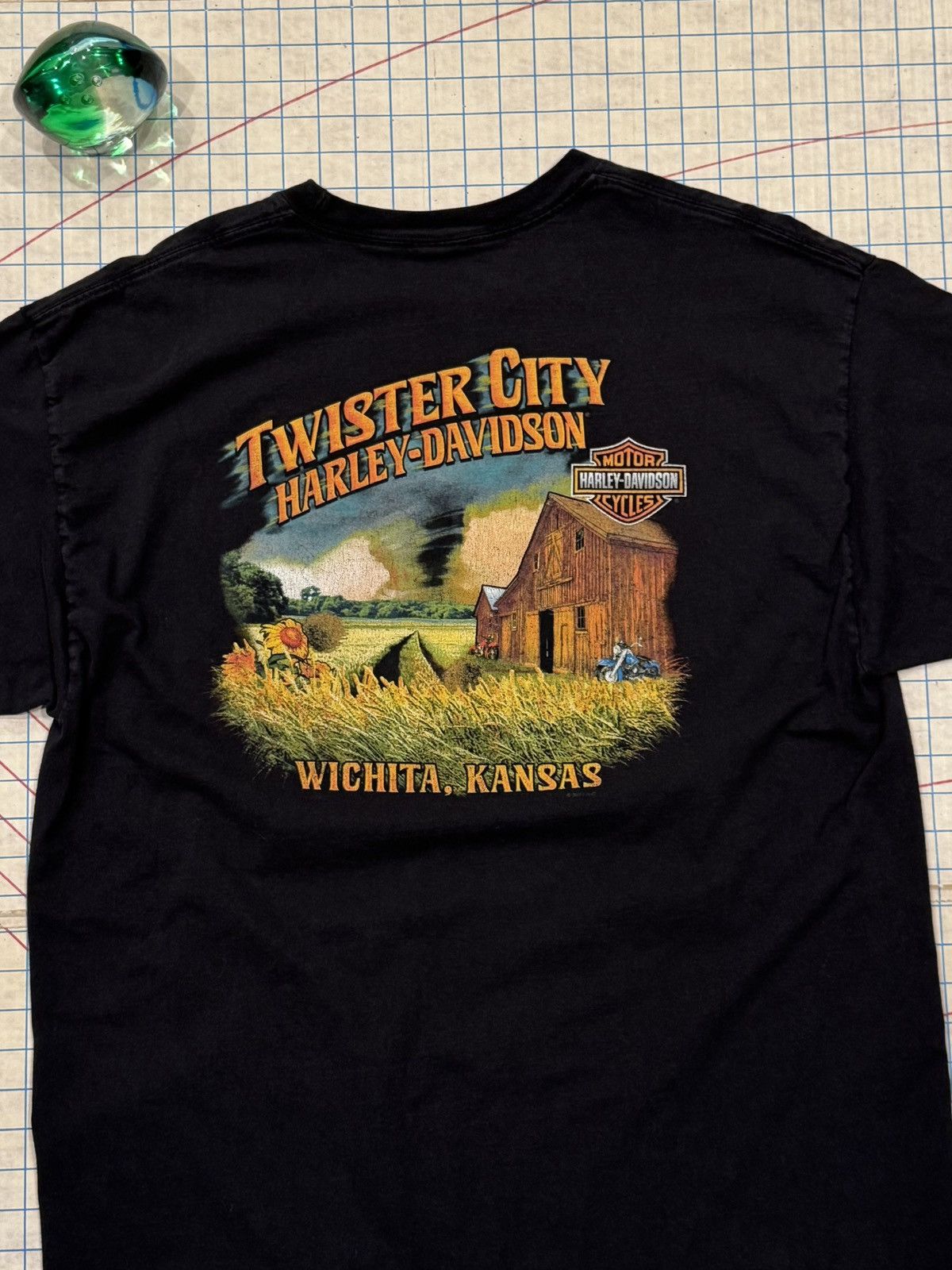 Harley Davidson Harley Davidson Twister City Wichita Kansas Graphic Tee XL Size US XL / EU 56 / 4 - 4 Thumbnail