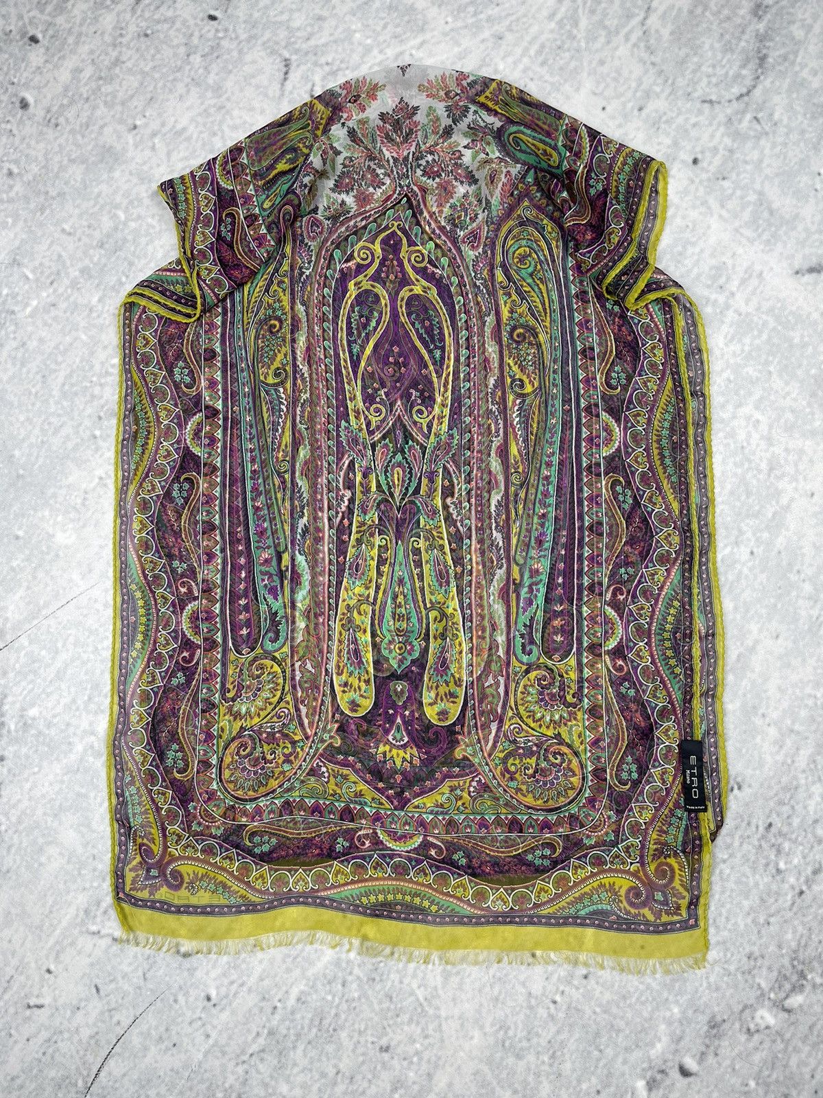 Etro × Vintage Vintage scarf Etro wmns Size ONE SIZE - 1 Thumbnail