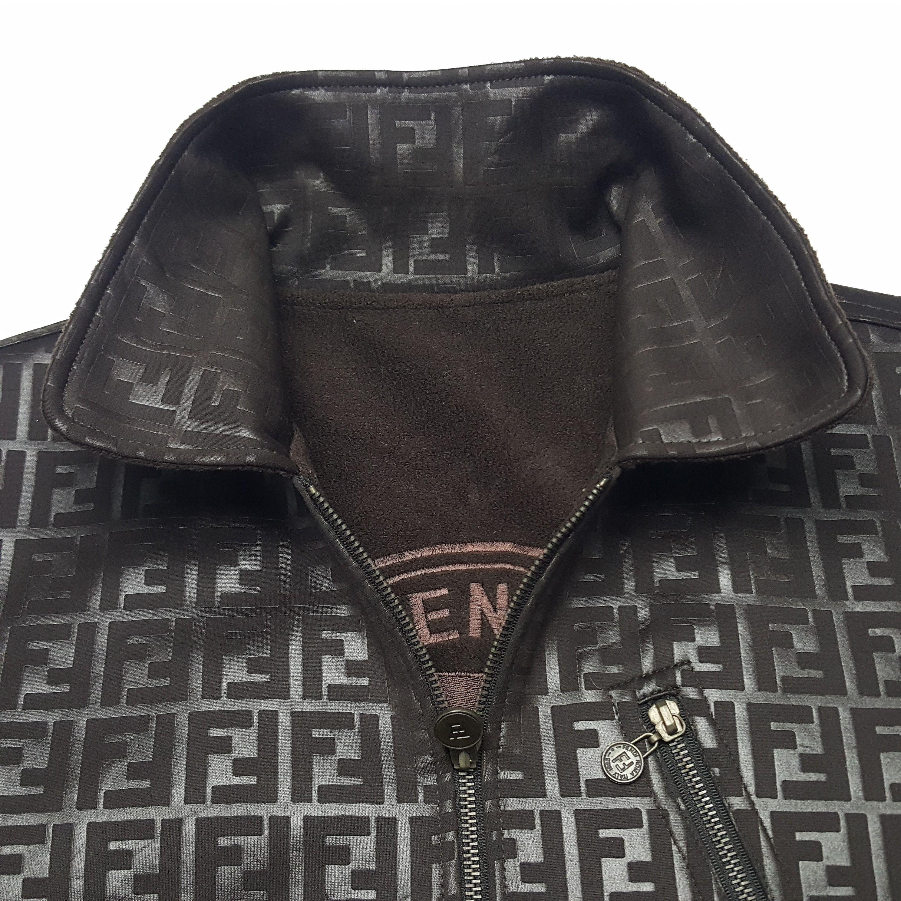 Fendi × Vintage Vintage Fendi Italian Brand Reversible Jacket Size US L / EU 52-54 / 3 - 7 Thumbnail
