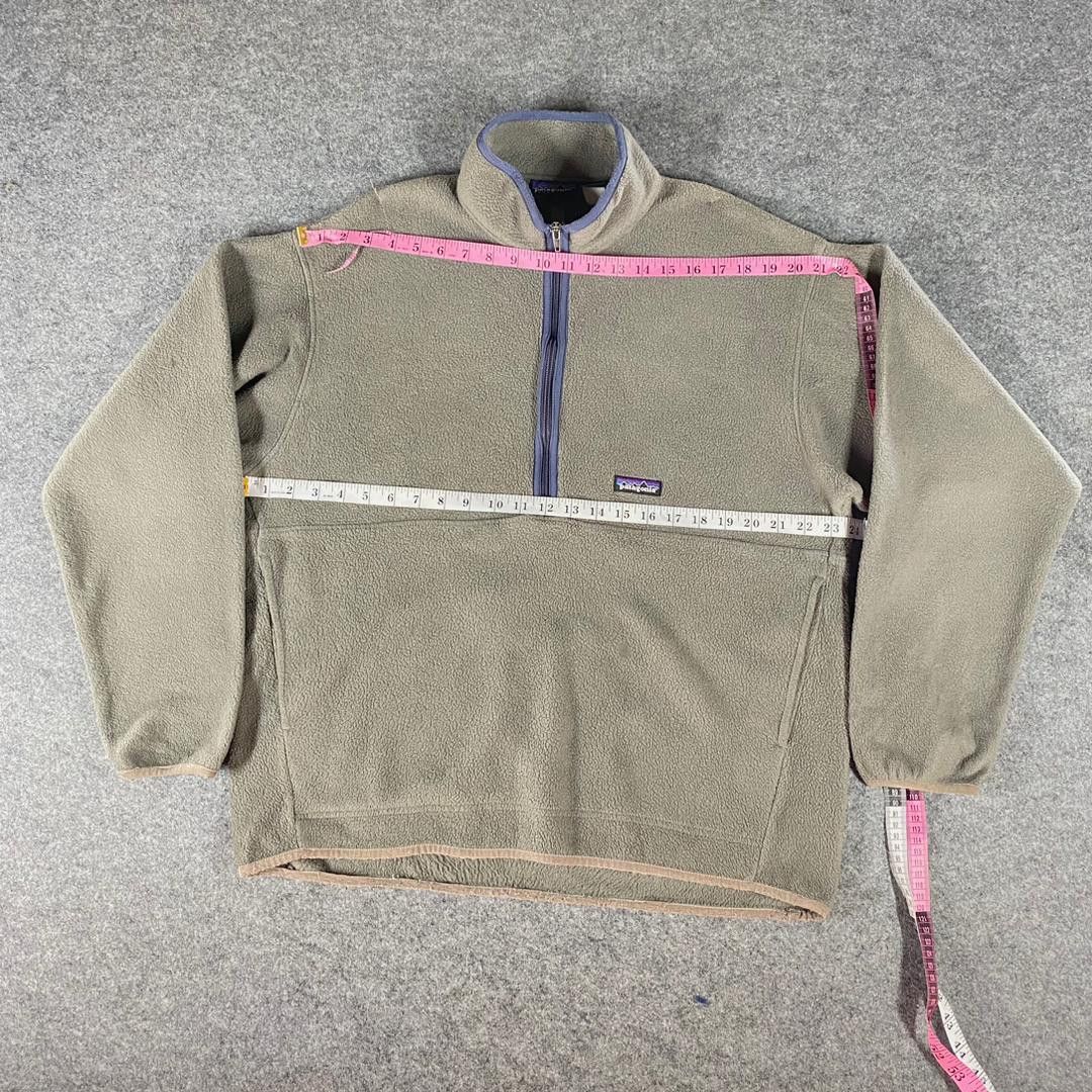 Patagonia Vintage 90s Patagonia Polartec Half Zipper Sweatshirt Size US XL / EU 56 / 4 - 3 Thumbnail