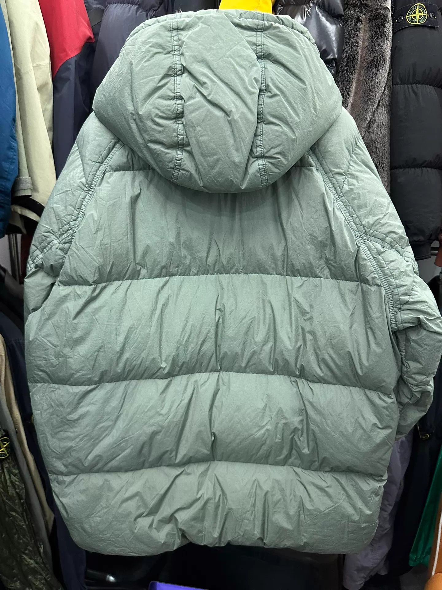 Stone Island Stone Island 23FW Wrinkled Nylon Multi-Pocket Puffer GreenXL Size US XL / EU 56 / 4 - 2 Thumbnail