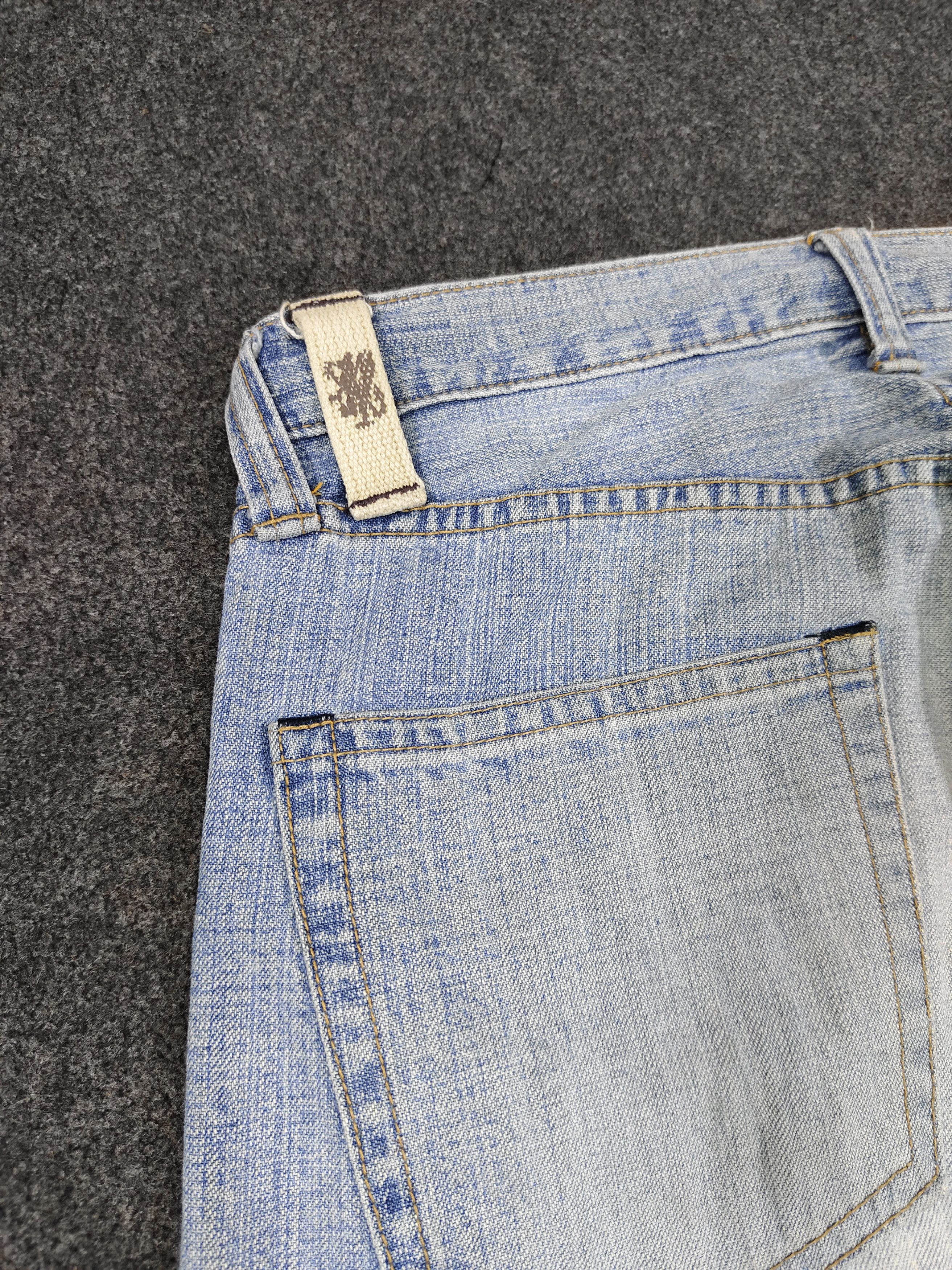 If Six Was Nine 00s Blue Way🇯🇵Patchwork Panel Raw Edge Layered Denim Size US 30 / EU 46 - 9 Thumbnail