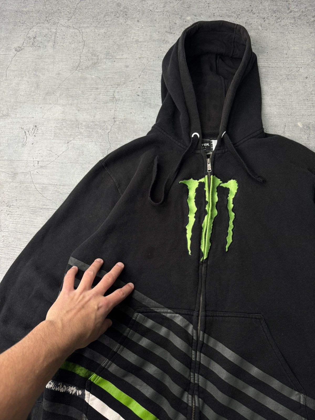 Fox Racing Vintage Monster Y2K Zip Hoodie size M Size US M / EU 48-50 / 2 - 3 Thumbnail
