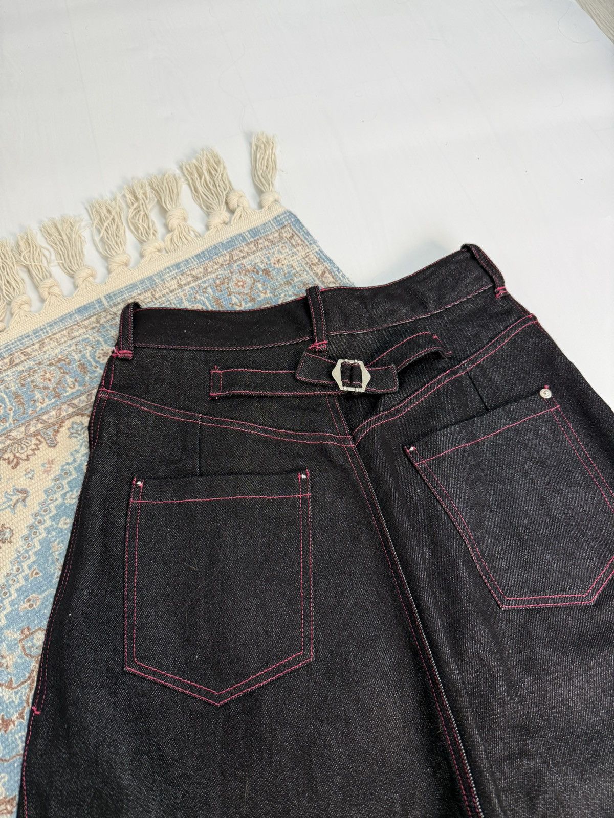 Vaquera Vaquera SS 2019 Baggy Oversized Denim Pants Size US 29 - 3 Thumbnail