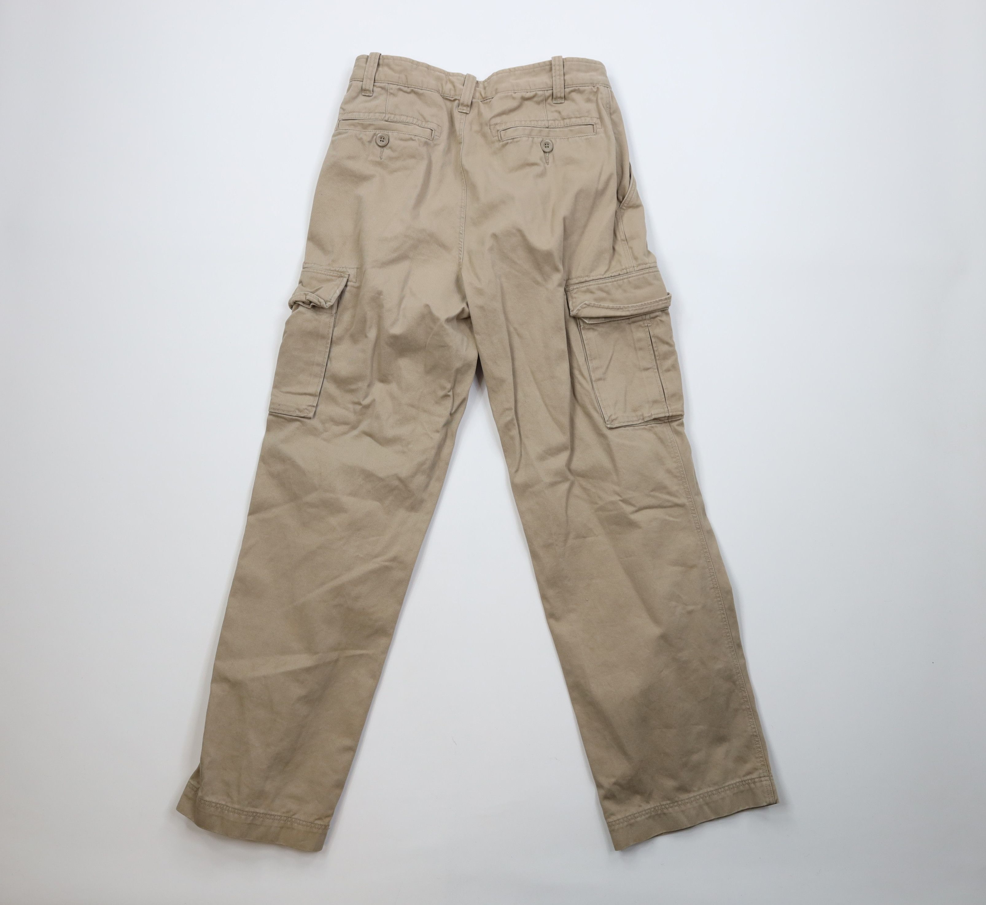 Vintage Vintage 90s Y2K Streetwear Wide Leg Cargo Pants Khaki Tan Size US 30 / EU 46 - 11 Thumbnail