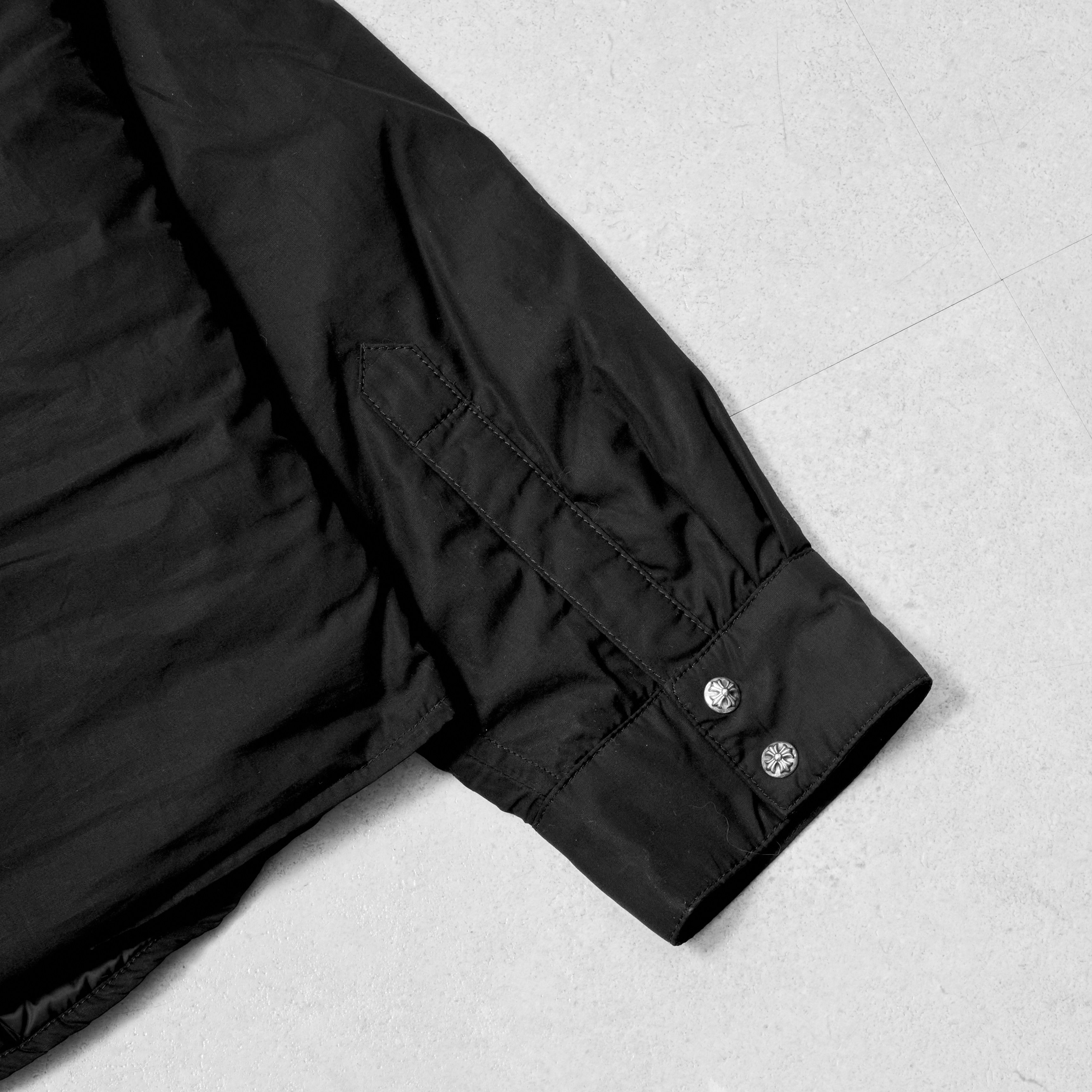 Chrome Hearts CHROME HEARTS Loose Ends Down Goose Down Lining Shirt BLACK Size US L / EU 52-54 / 3 - 7 Thumbnail