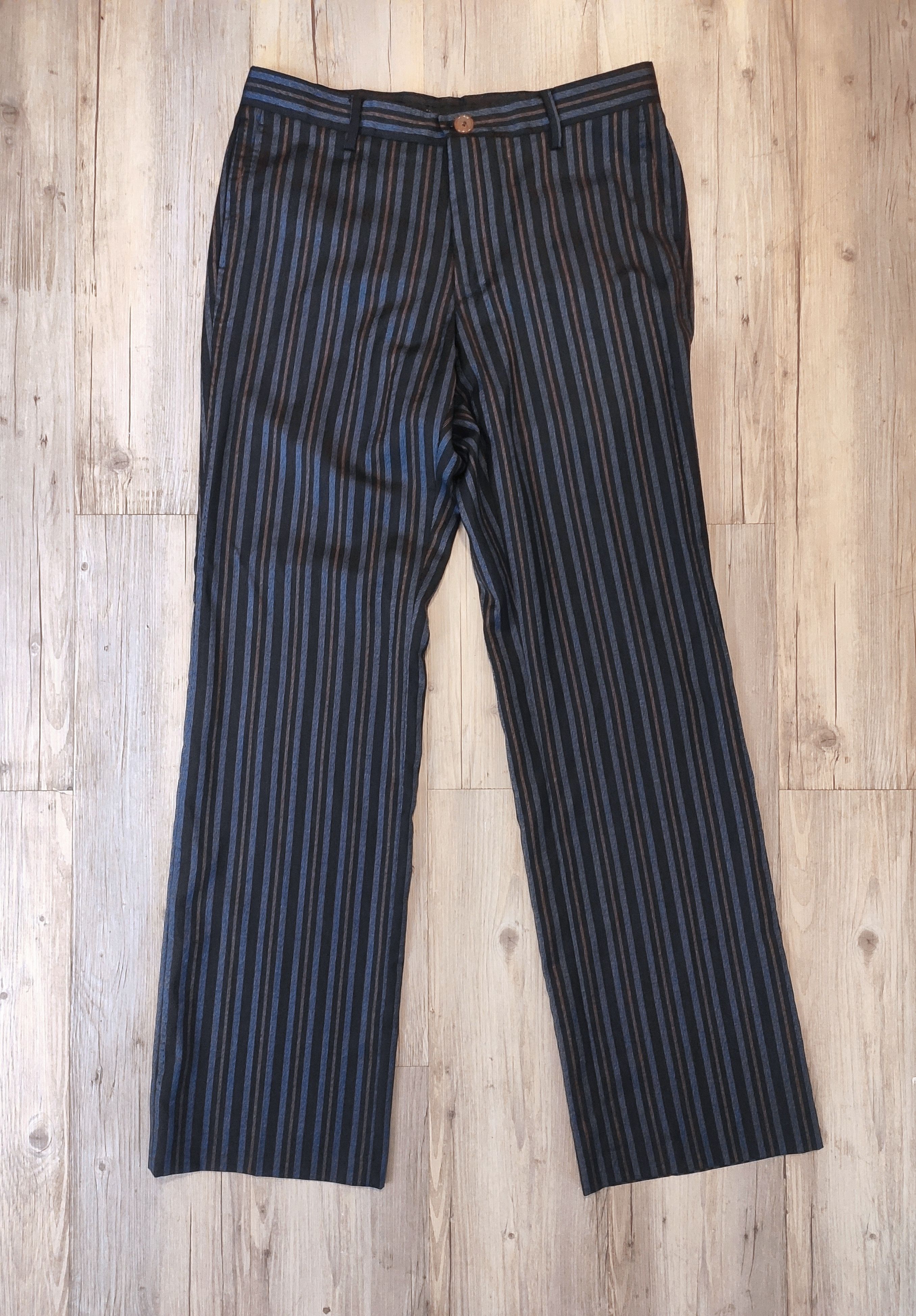 Vivienne Westwood Striped suit.Like Dries van Noten or Jean Paul Gaultier Size 40R - 4 Thumbnail