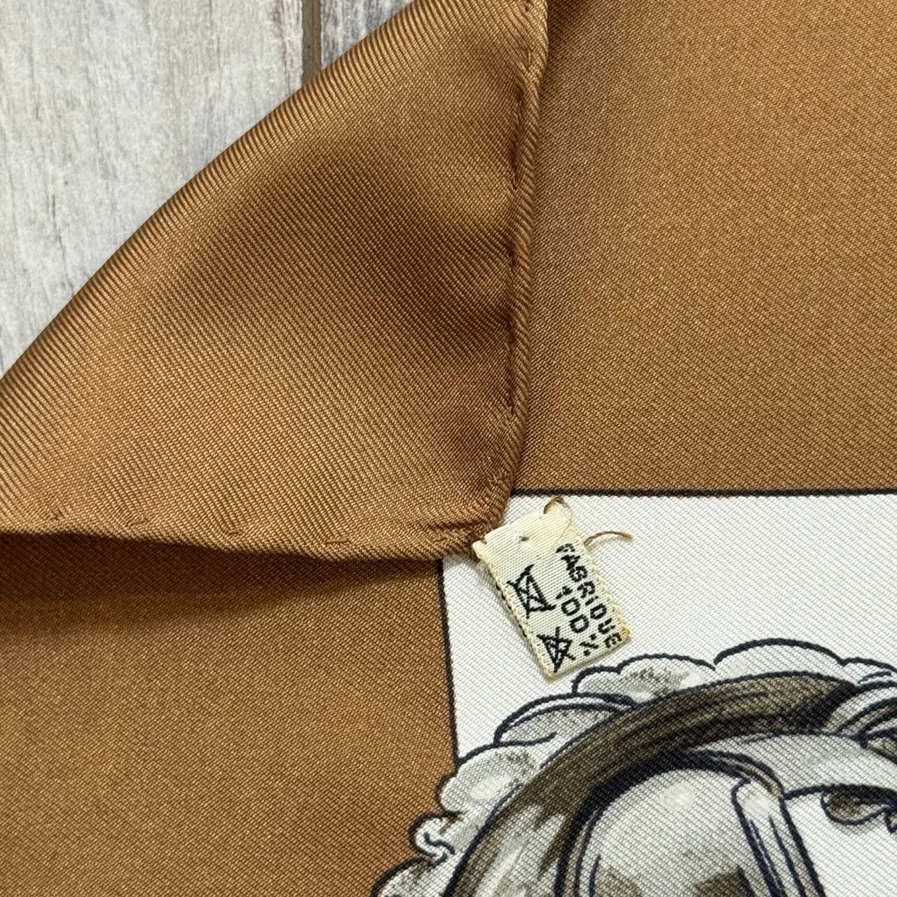 Hermes HERMES Scarf Equipages Vintage Silk Ledoux Size ONE SIZE - 4 Thumbnail