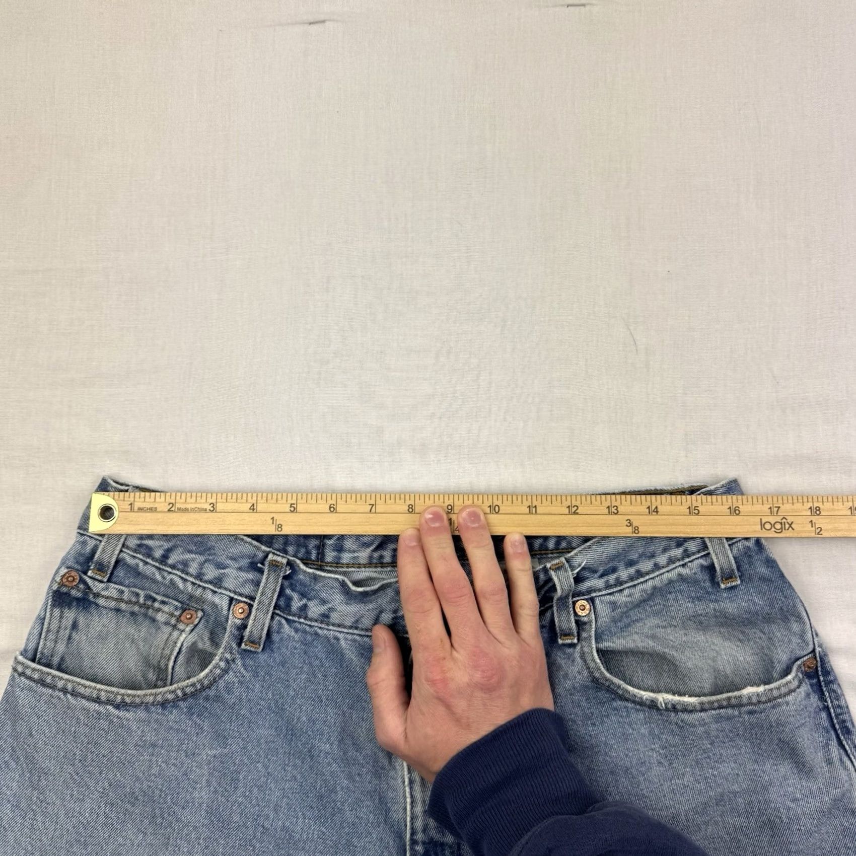 Levi's VINTAGE Levis 560 Loose Tapered Pants Adult 36x30 Blue 90s American Red Tab Mens Hipster Size US 36 / EU 52 - 5 Thumbnail