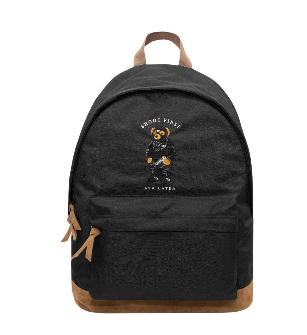 Fuck The Population DEADSTOCK ftp bear backpack (black and brown) Size ONE SIZE - 1 Thumbnail